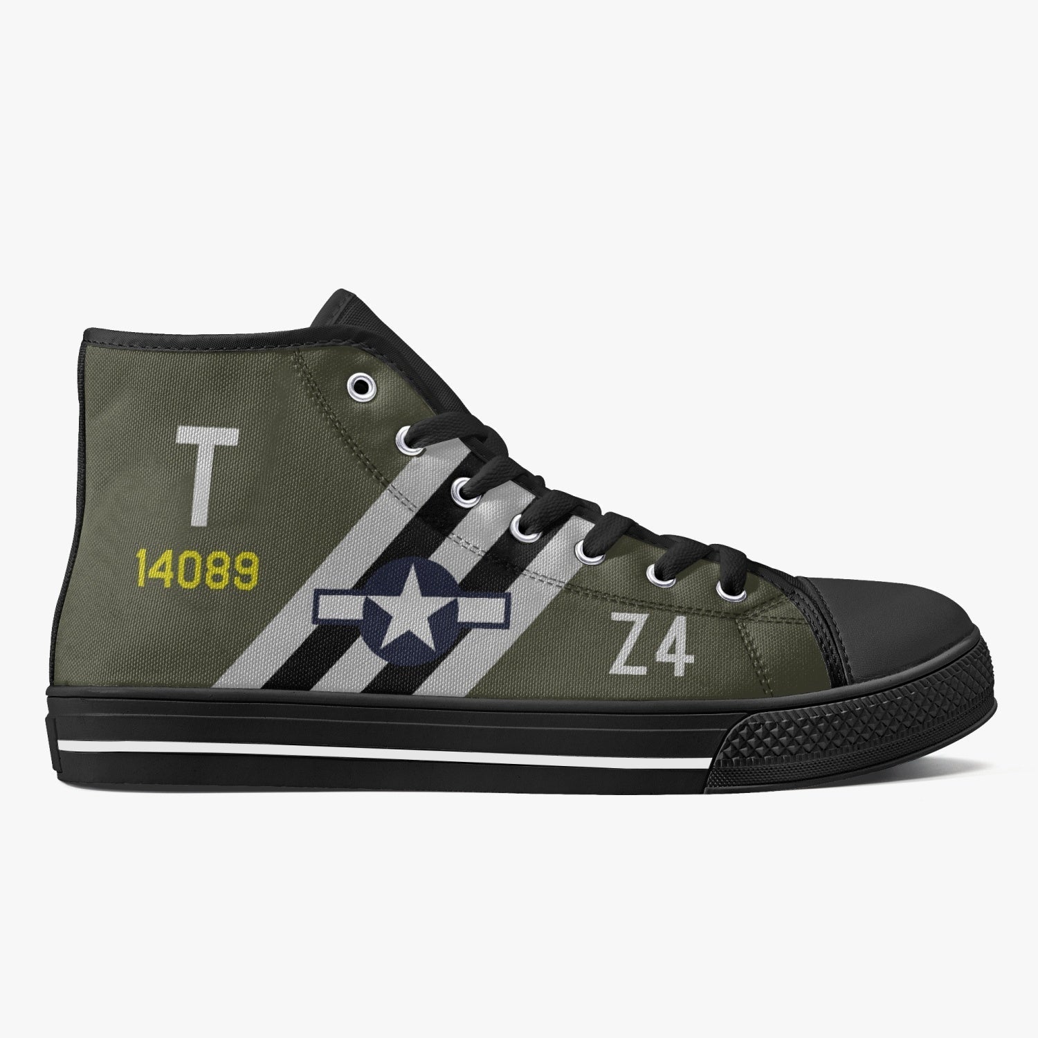 C-49 "Wild Kat" High Top Canvas Shoes - I Love a Hangar