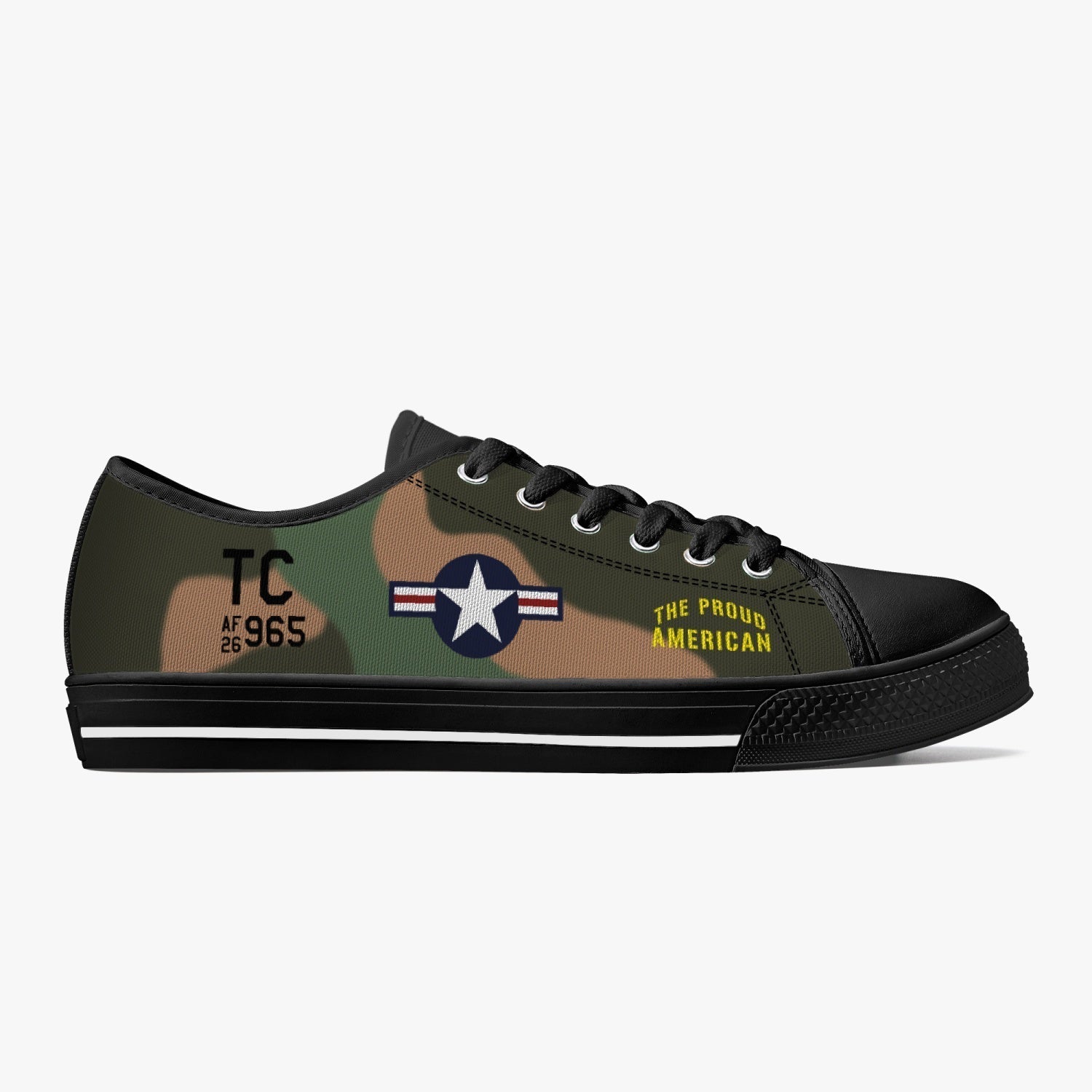 A-1 "The Proud American" Low Top Canvas Shoes - I Love a Hangar