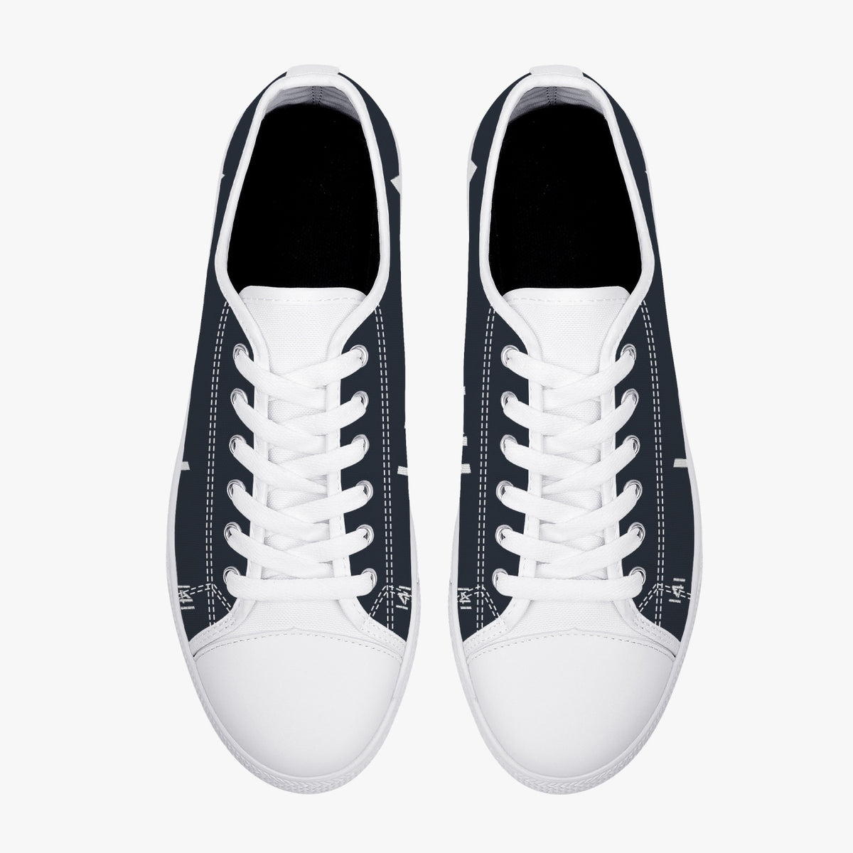 F4U Corsair "White 141" Low Top Canvas Shoes - I Love a Hangar