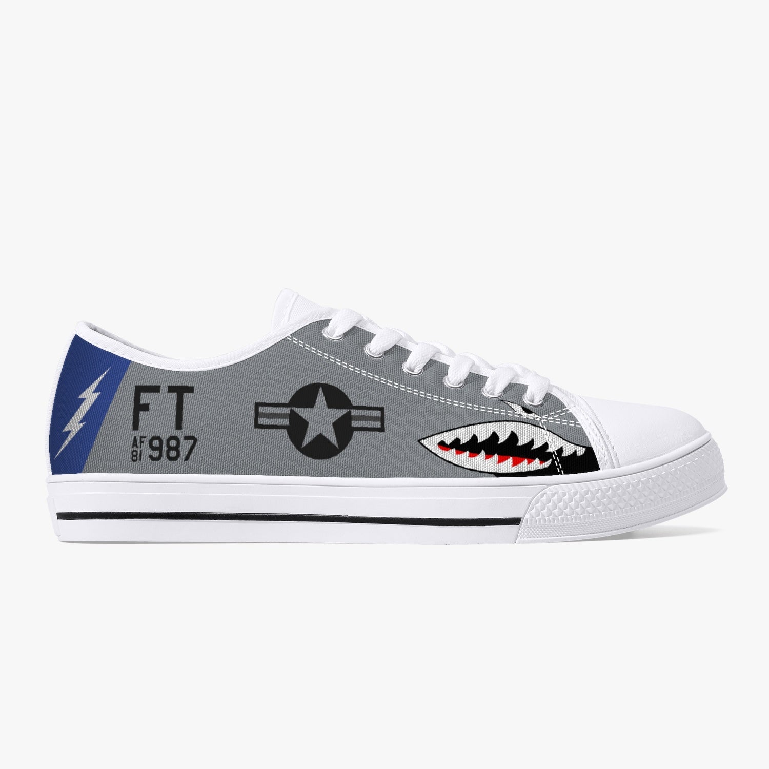 A-10 "Flying Tigers" Low Top Canvas Shoes - I Love a Hangar