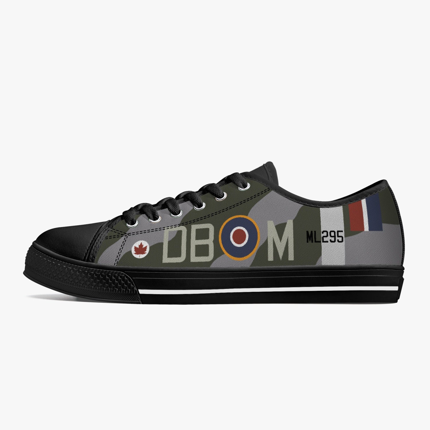Fighter Command "DB-M" (ML295) Low Top Canvas Shoes - I Love a Hangar