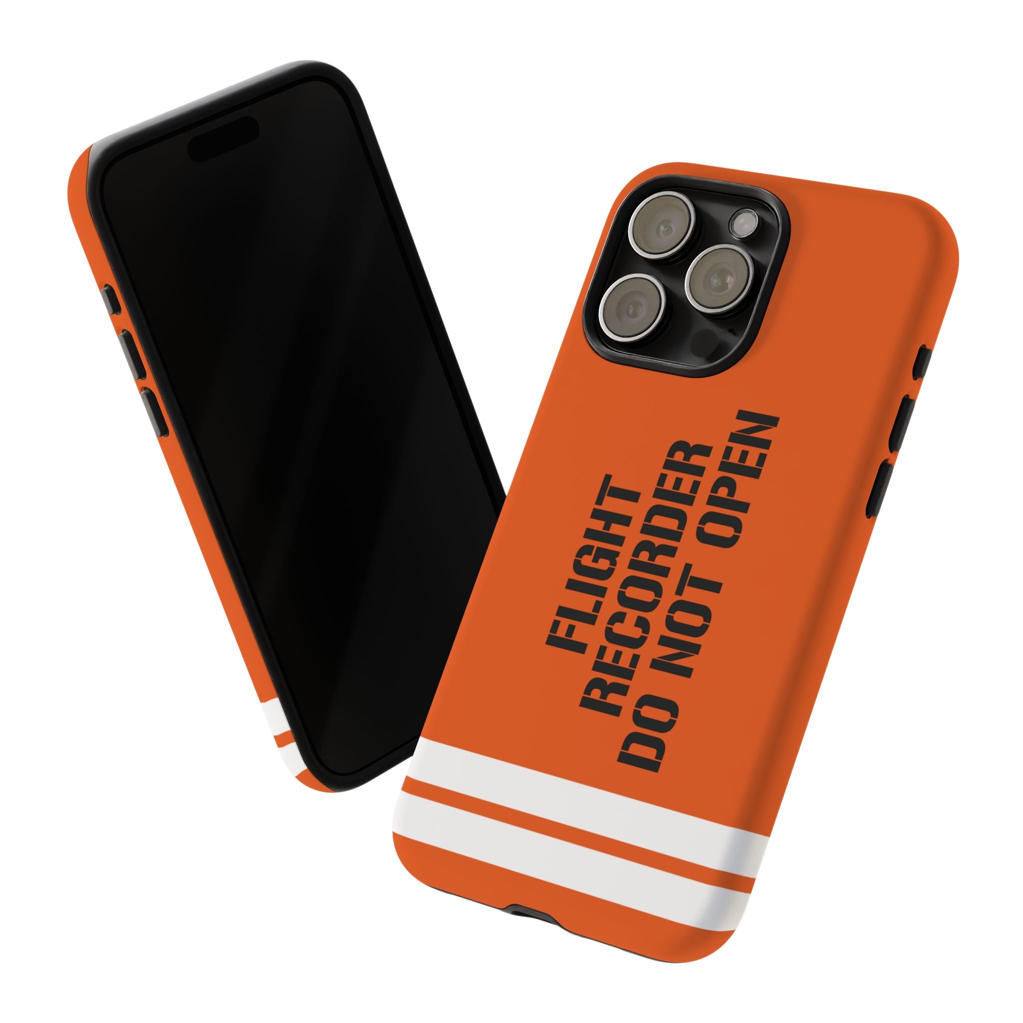 Flight Data Recorder Style Tough Phone Cases for iPhone