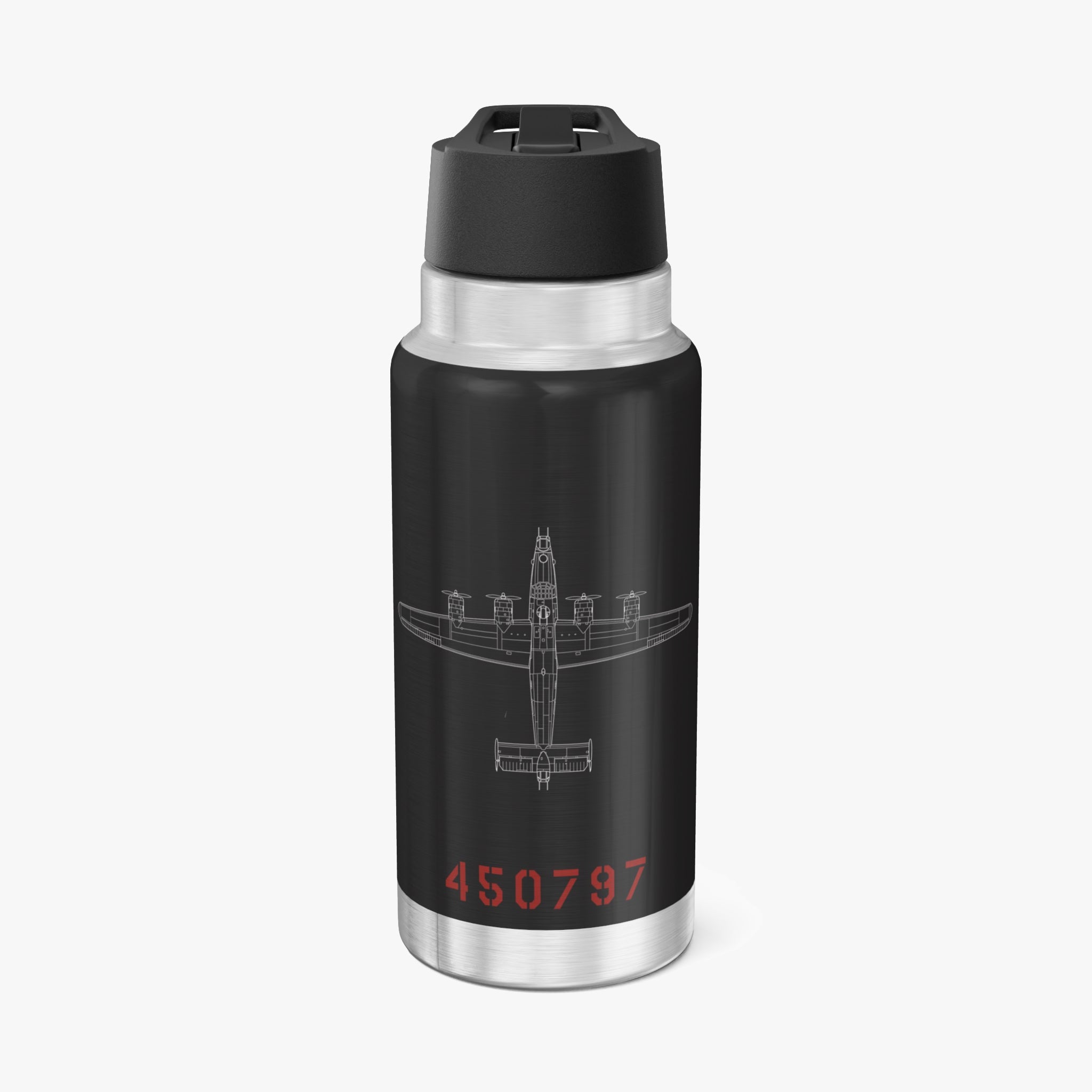 B-24 "Sack Time" Tumbler, 32oz (950ml) - I Love a Hangar