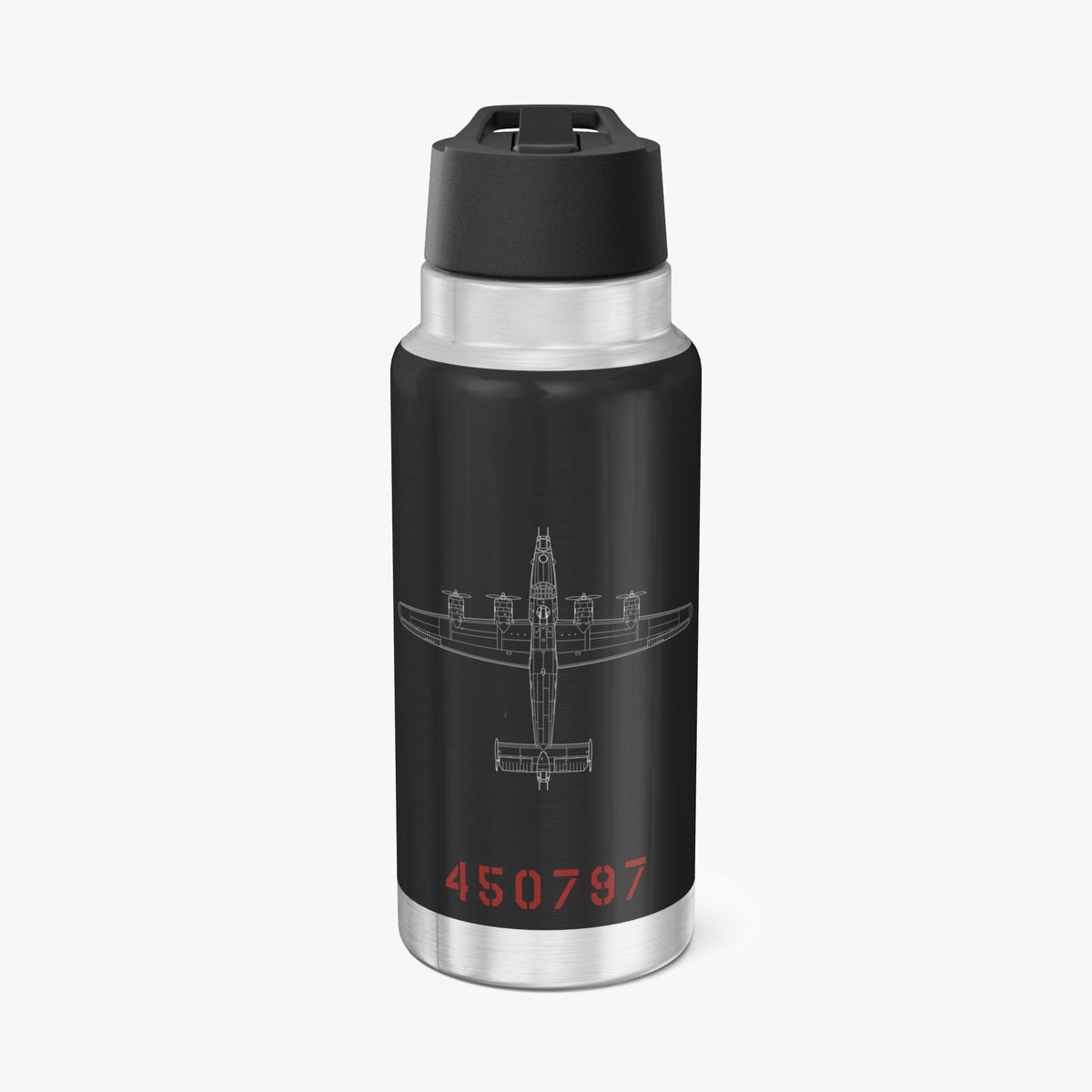 B-24 "Sack Time" Tumbler, 32oz (950ml) - I Love a Hangar