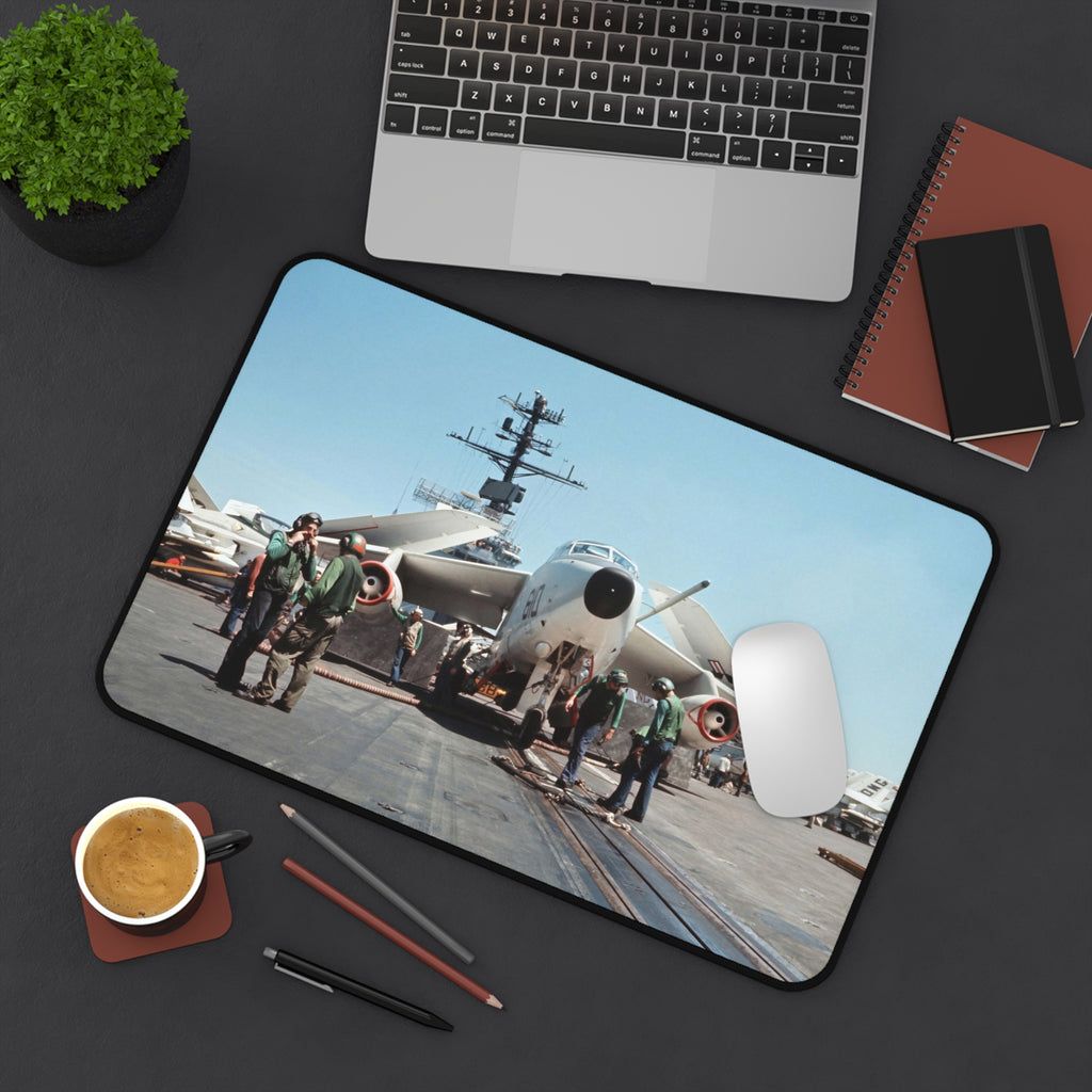 A-3 Skywarrior Desk Mat - I Love a Hangar