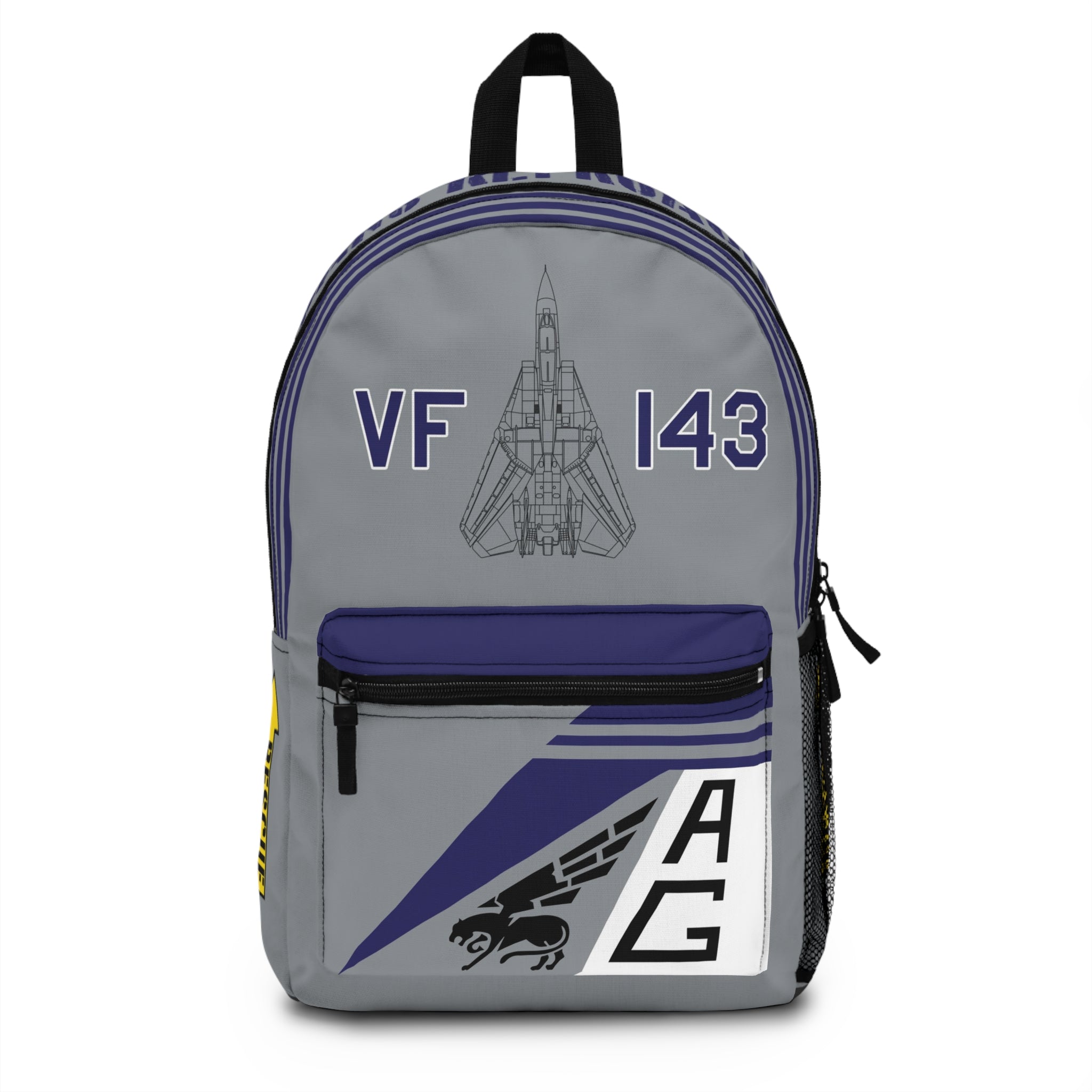 VF-143 "Pukin' Dogs" Backpack - Grey - I Love a Hangar