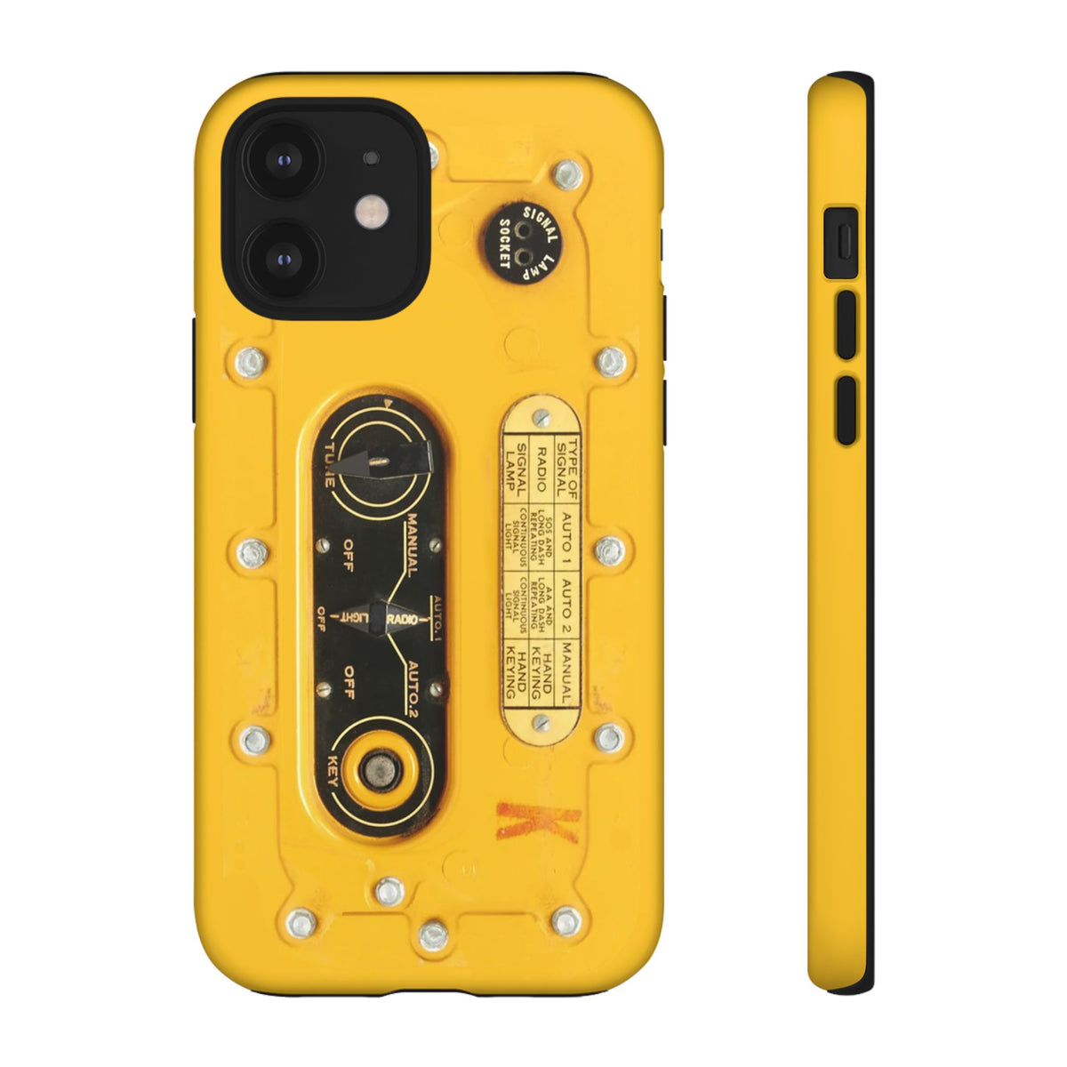 SCR-578 "Gibson Girl" Survival Radio Style Tough Phone Cases – iPhone Compatible