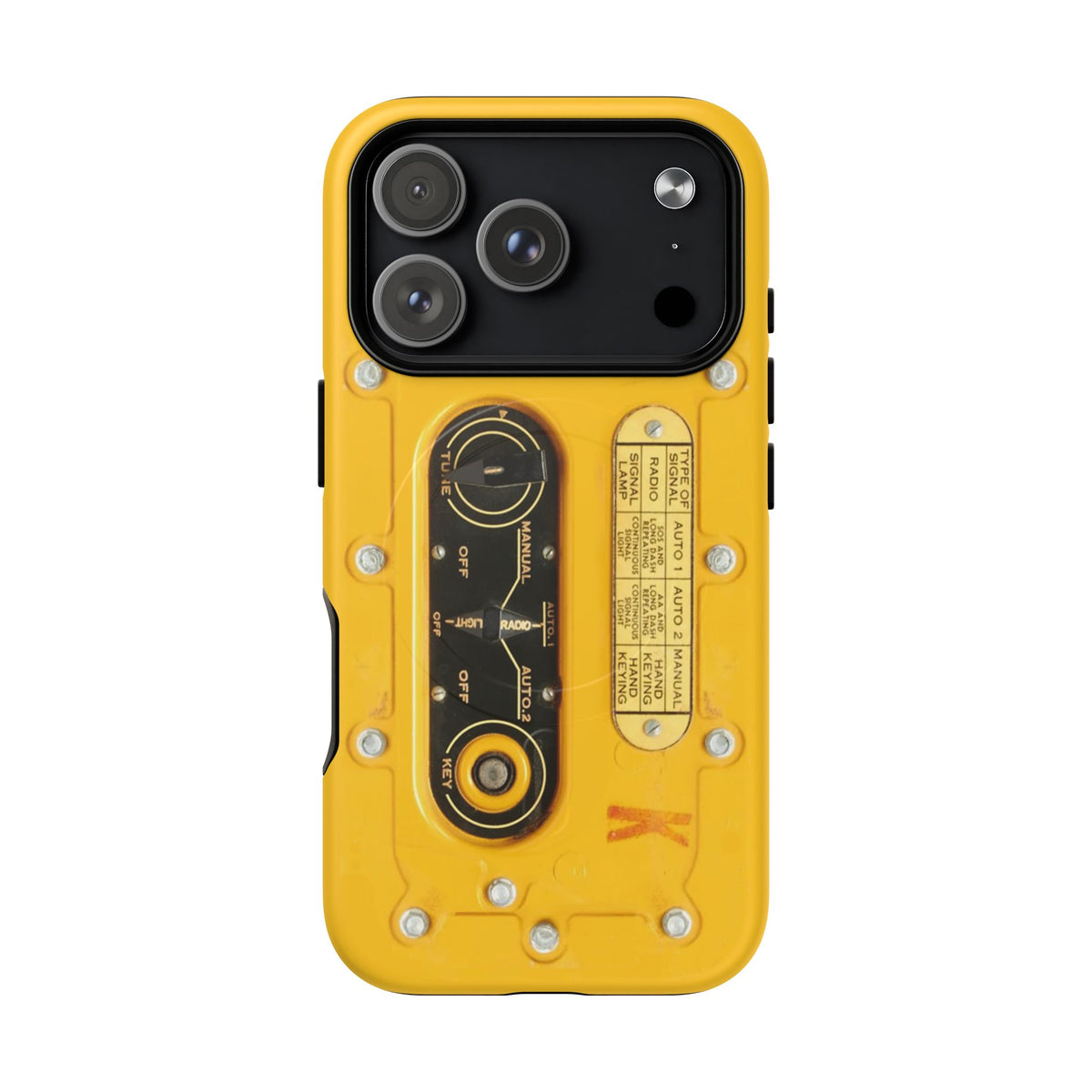 SCR-578 "Gibson Girl" Survival Radio Style Tough Magnetic Phone Cases – iPhone Compatible