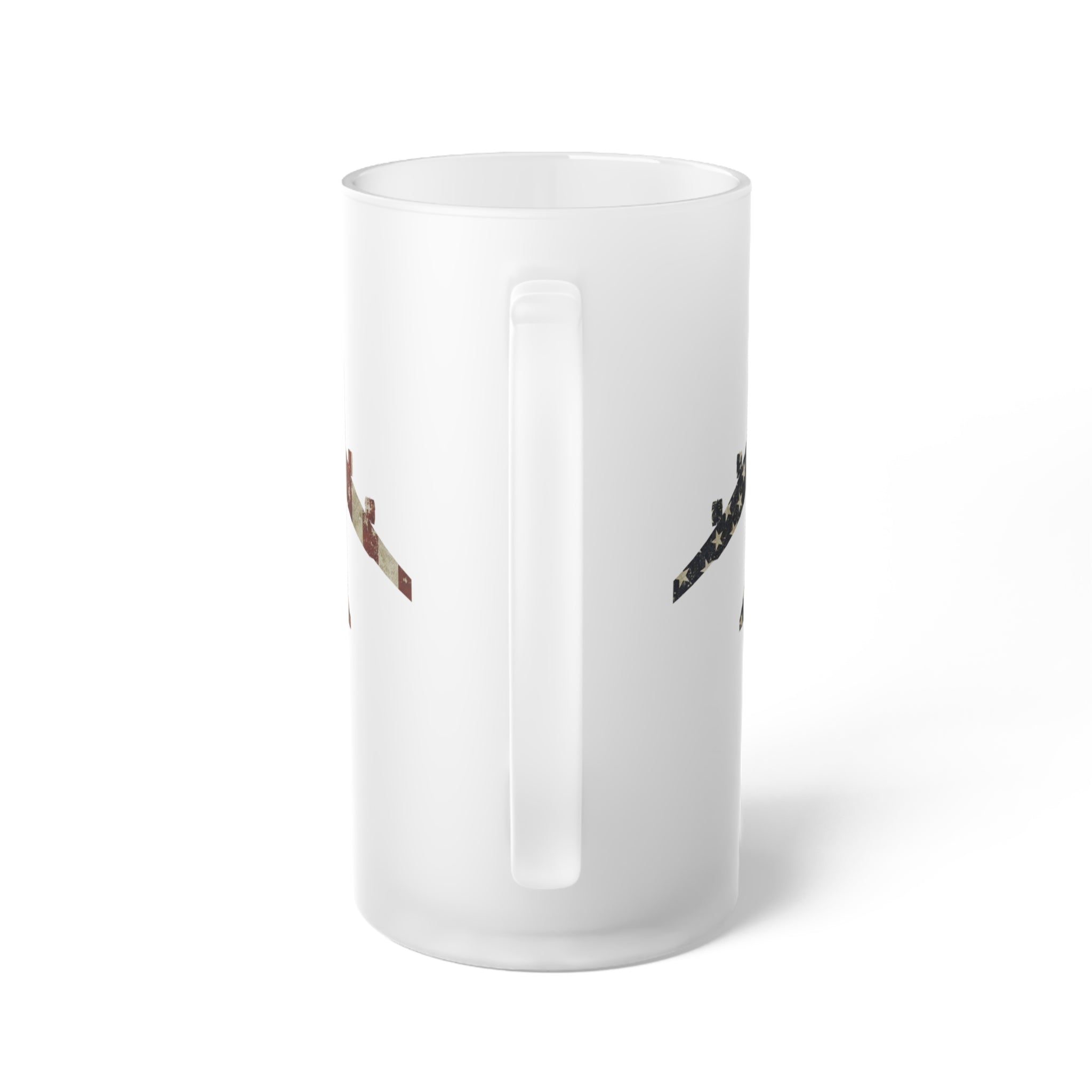 B-52 Stratofortress Frosted Glass 16oz (473ml) Beer Mug - I Love a Hangar