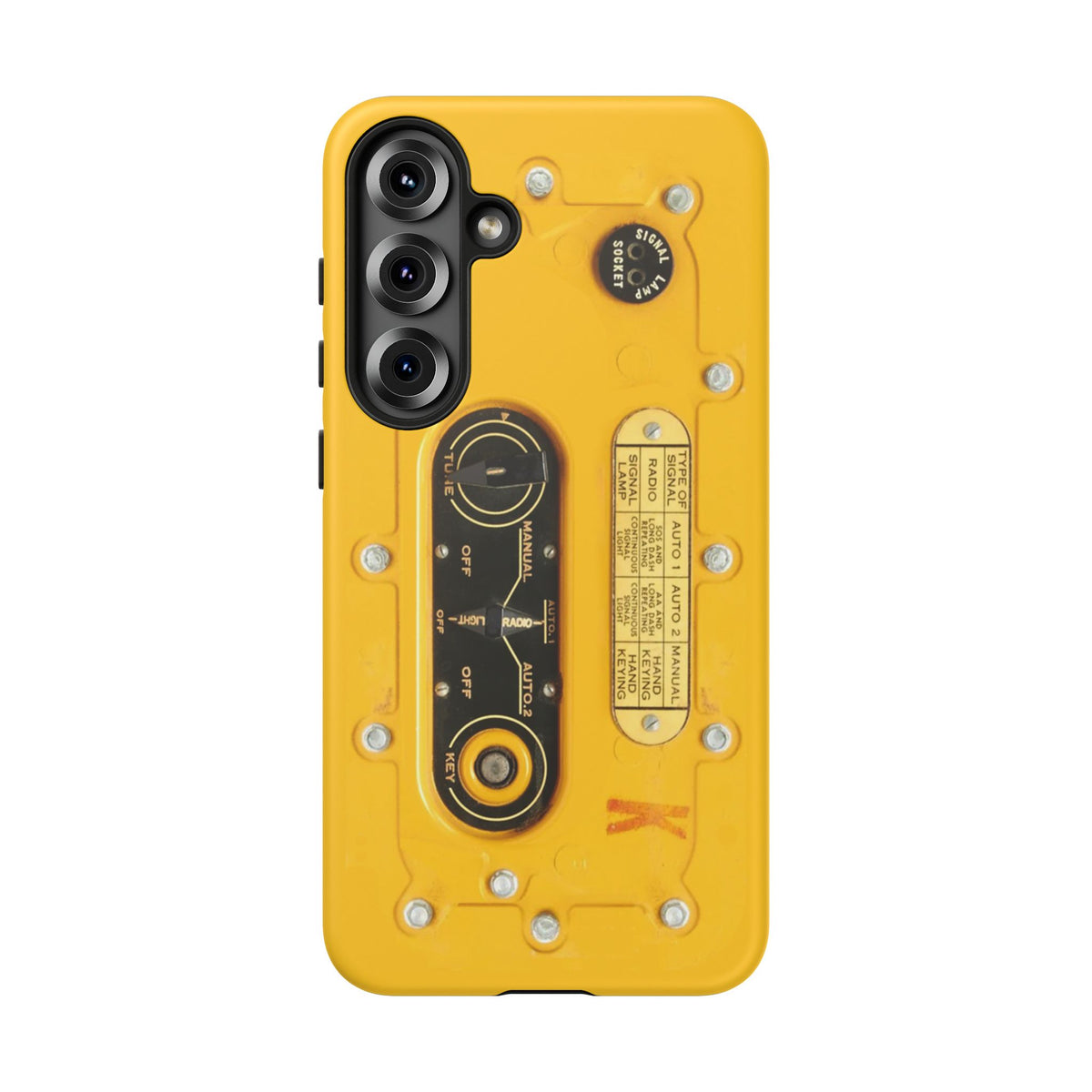 SCR-578 "Gibson Girl" Survival Radio Style Tough Phone Cases – Samsung Galaxy Compatible