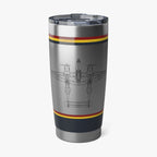 P-38 "Putt Putt Maru" Inspired 20oz (590ml) Stainless Steel Tumbler - I Love a Hangar