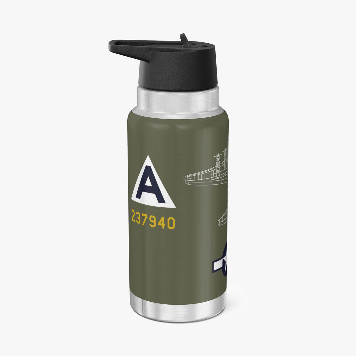 B-17 "Spirit of '44" Tumbler, 32oz (950ml) - I Love a Hangar