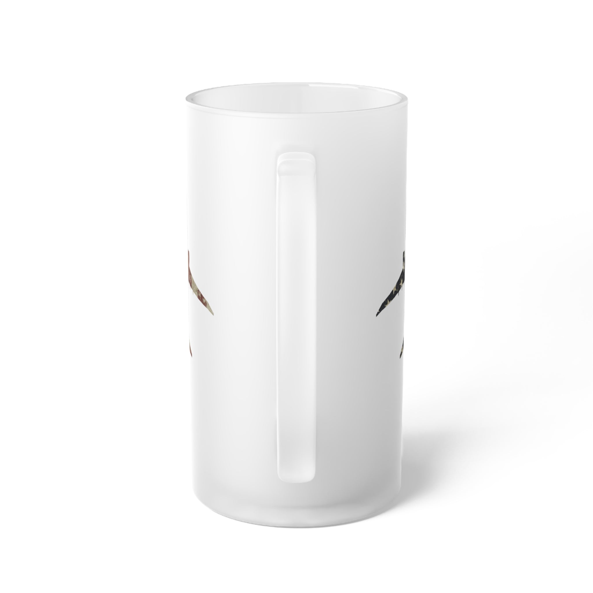 P-8 Poseidon Frosted Glass 16oz (473ml) Beer Mug - I Love a Hangar