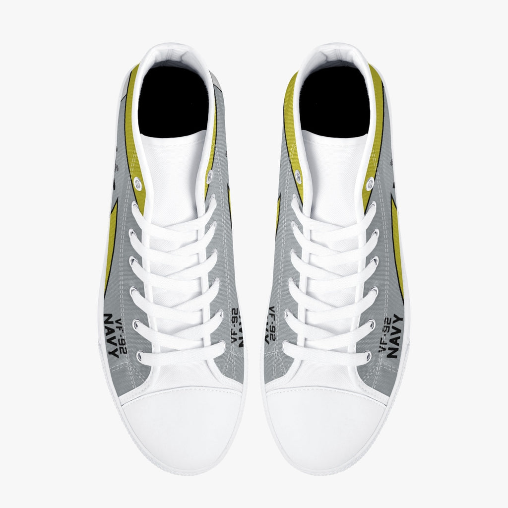 VF-92 "Silver Kings" High Top Canvas Shoes - I Love a Hangar