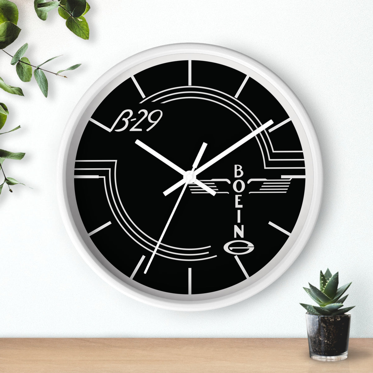 B-29 Yoke Cap Wall Clock - I Love a Hangar