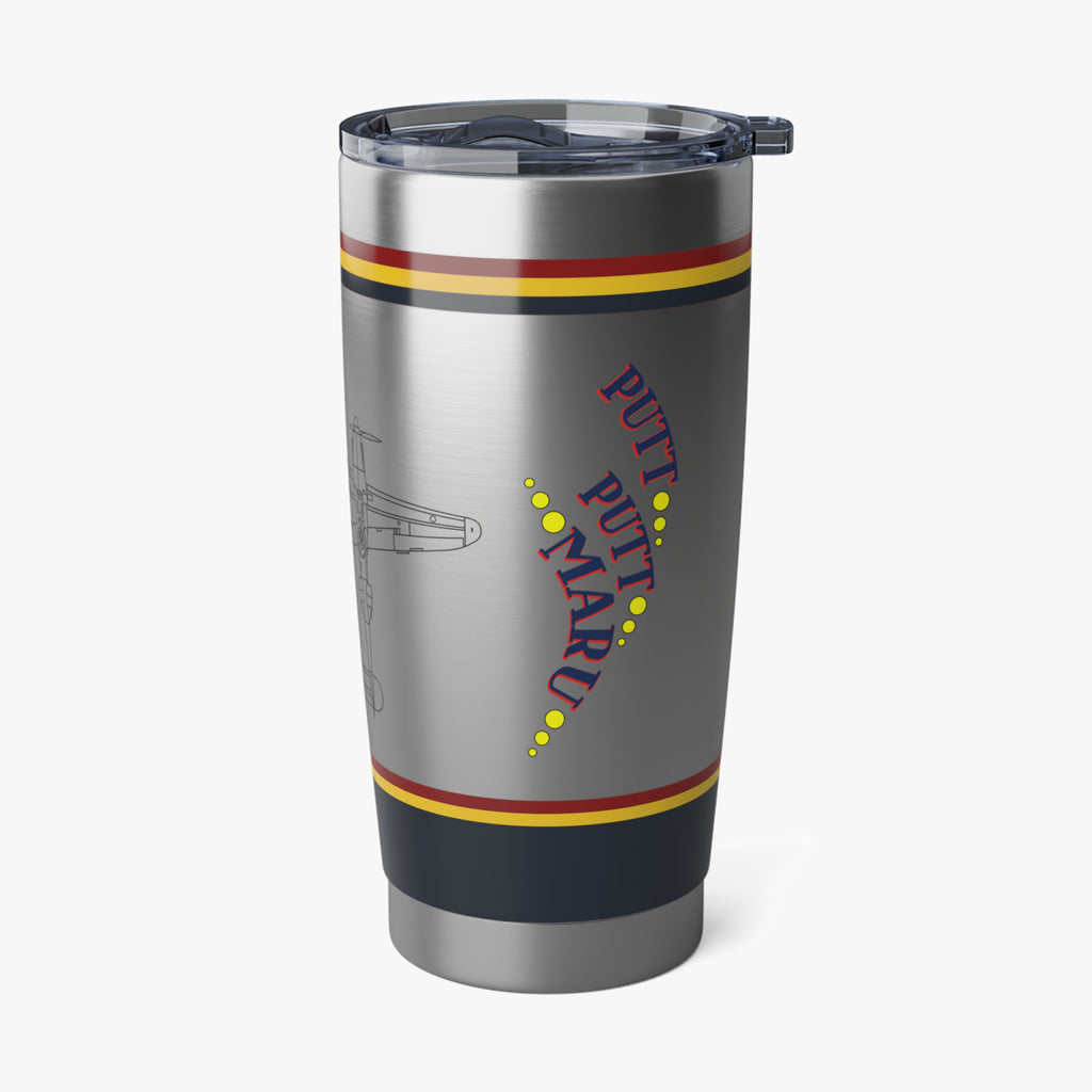 P-38 "Putt Putt Maru" Inspired 20oz (590ml) Stainless Steel Tumbler - I Love a Hangar