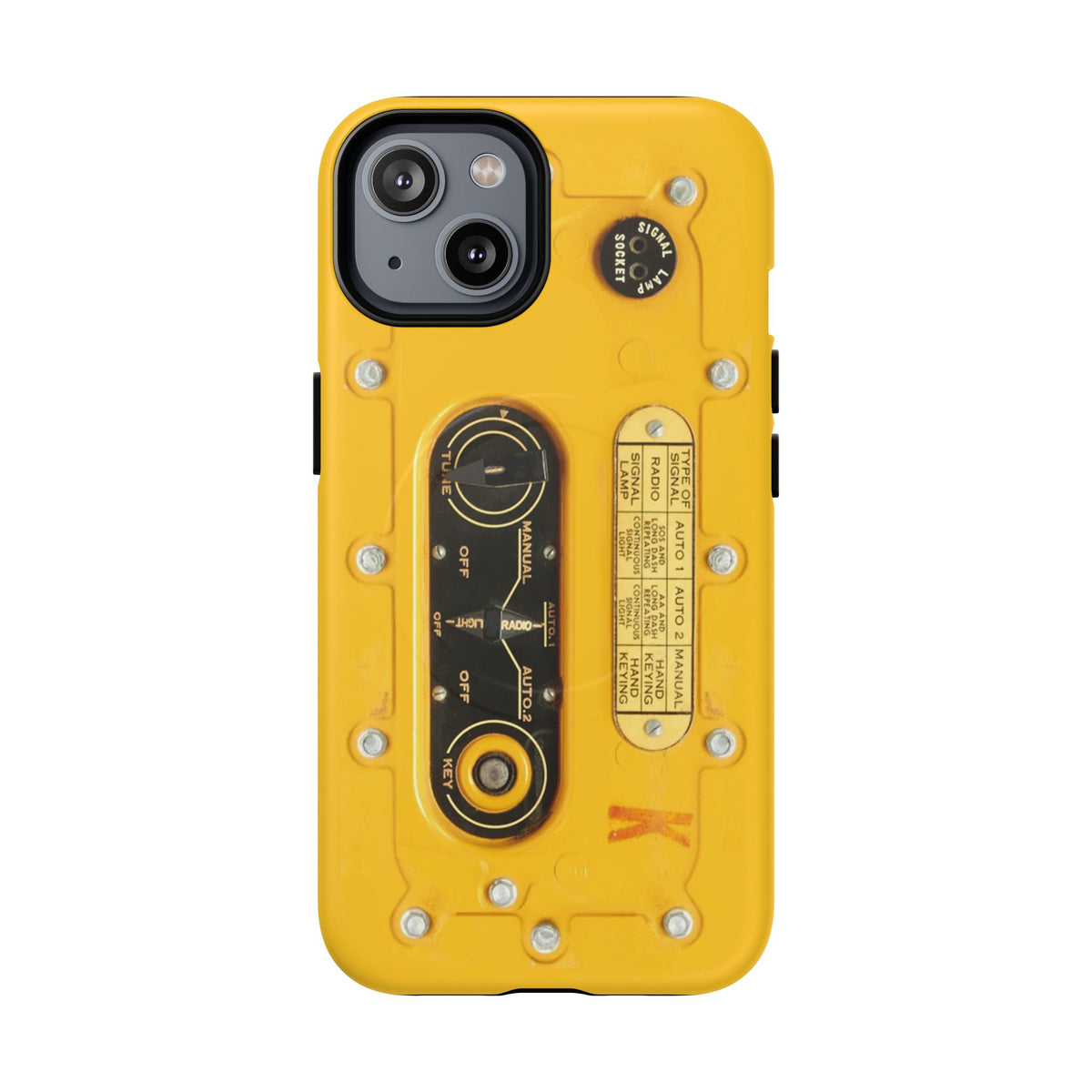 SCR-578 "Gibson Girl" Survival Radio Style Tough Magnetic Phone Cases – iPhone Compatible