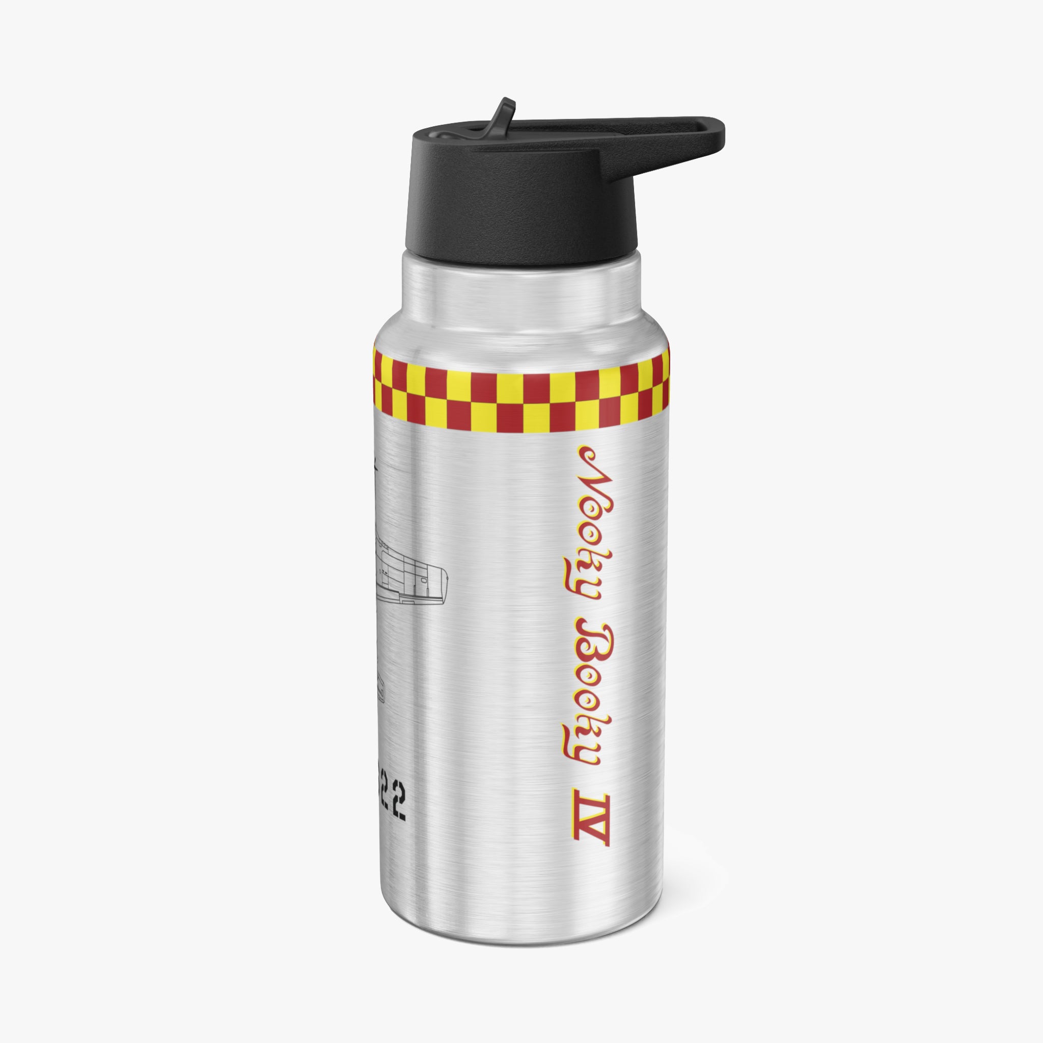 P-51 "Nooky Booky IV" Tumbler, 32oz (950ml) - I Love a Hangar