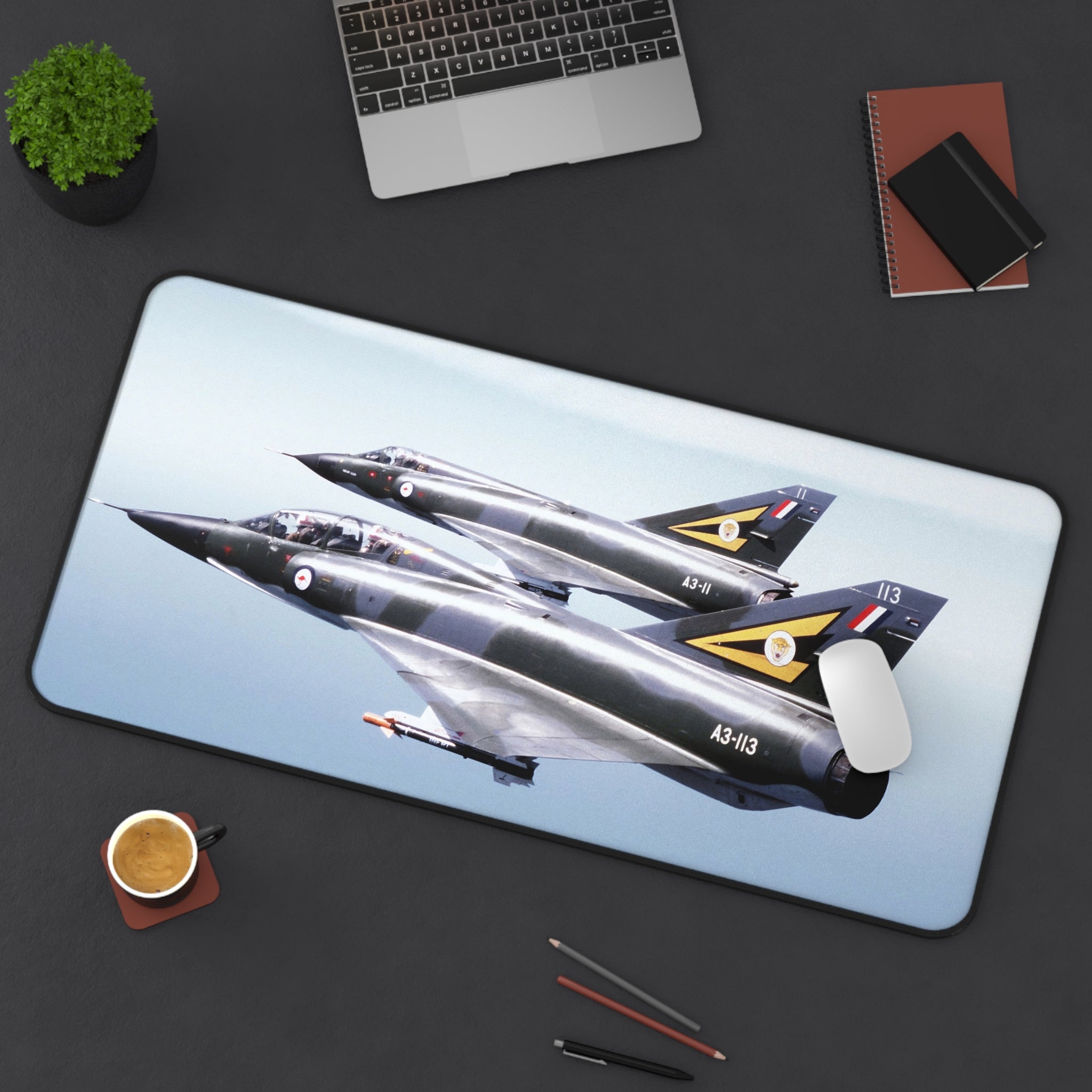 RAAF Mirage III Formation Desk Mat - I Love a Hangar