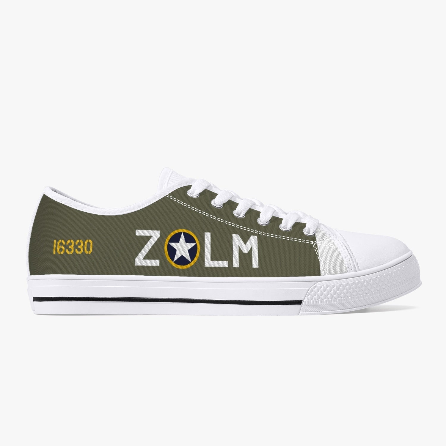 P-47 "Moy Tavarish" Low Top Canvas Shoes - I Love a Hangar