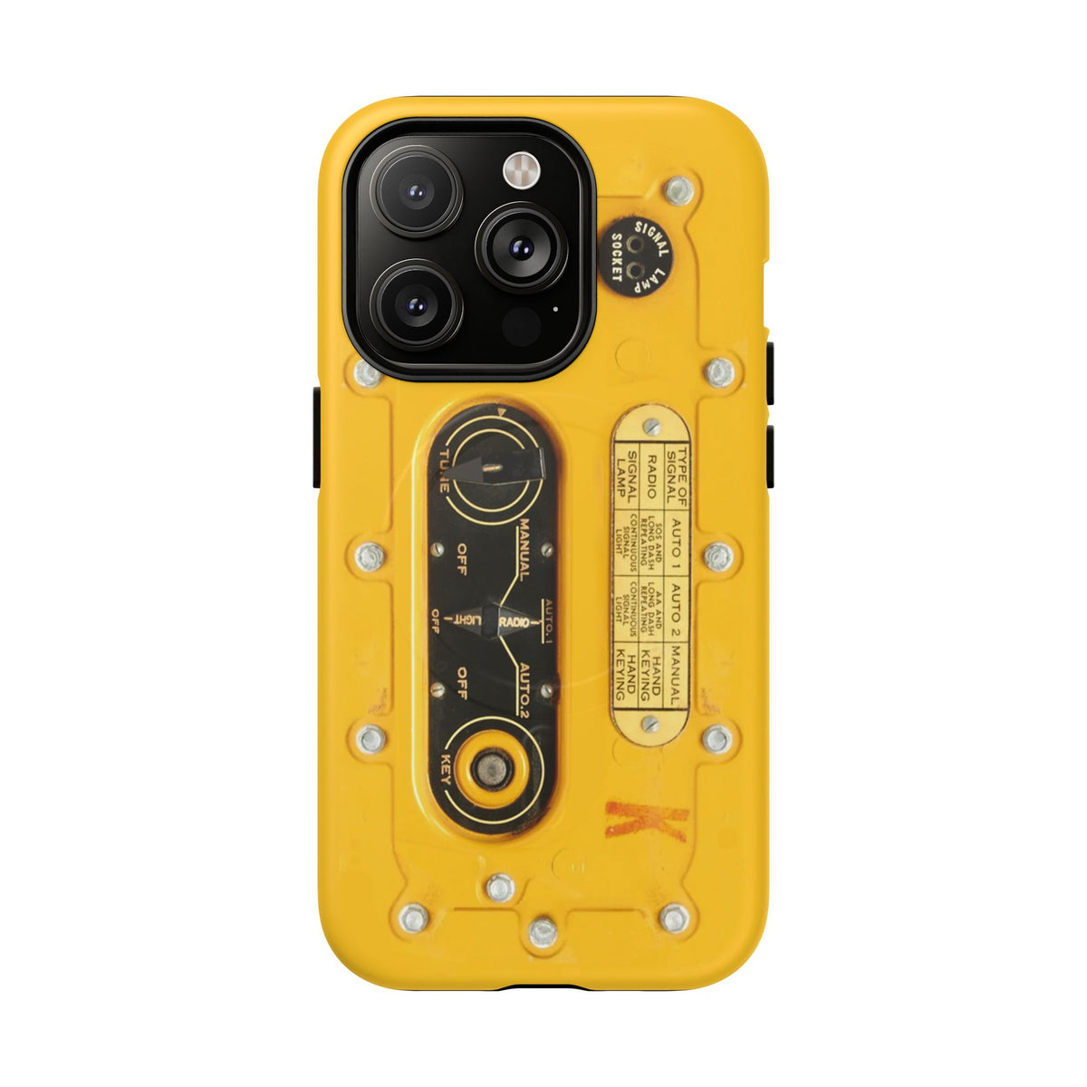 SCR-578 "Gibson Girl" Survival Radio Style Tough Magnetic Phone Cases – iPhone Compatible