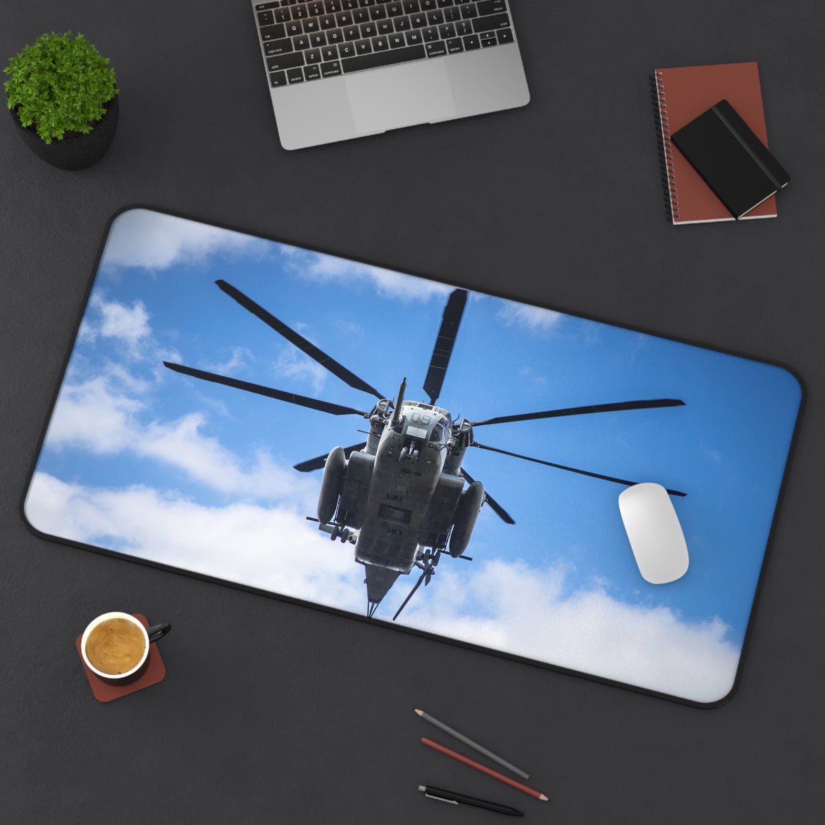 CH-53 Super Stallion Desk Mat - I Love a Hangar