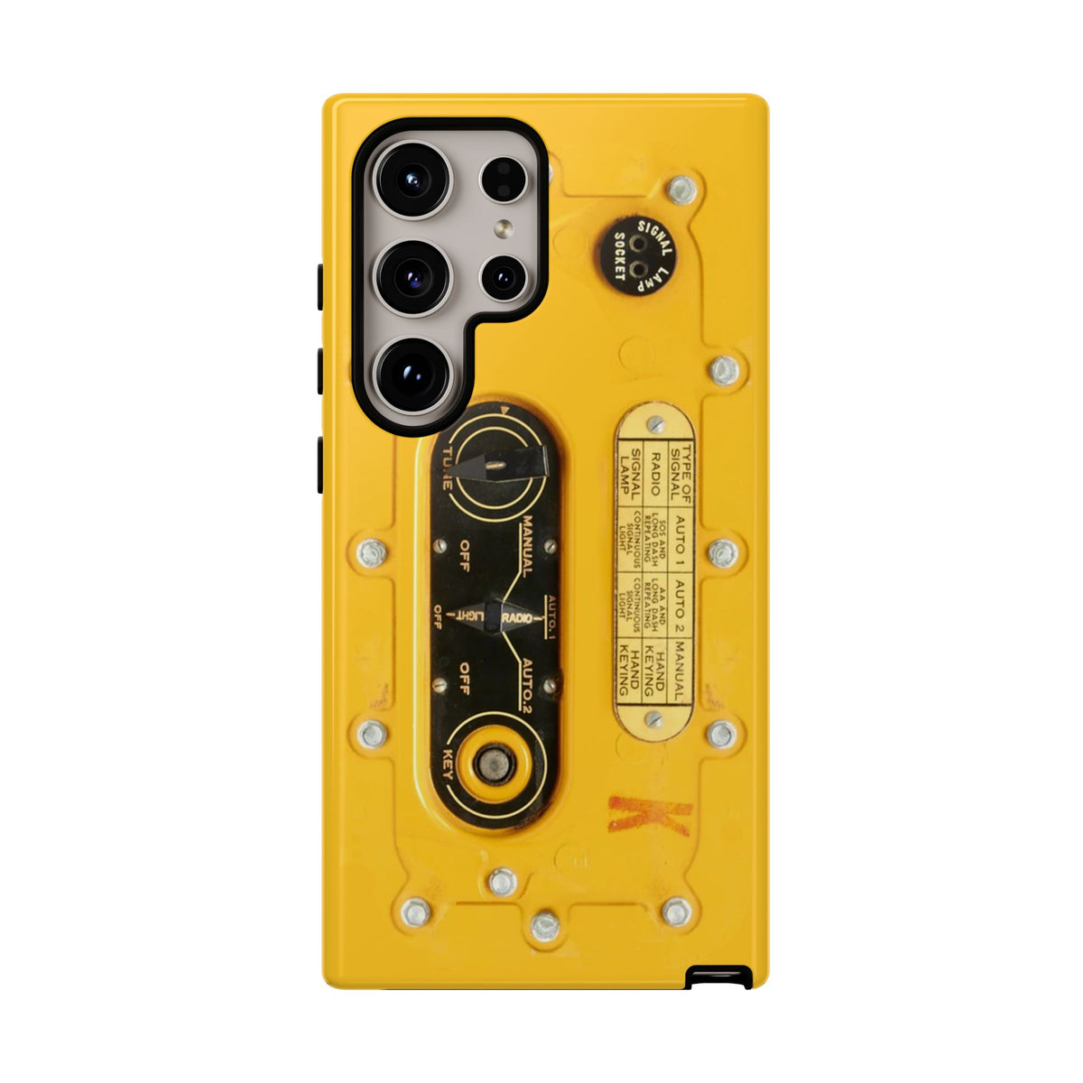 SCR-578 "Gibson Girl" Survival Radio Style Tough Phone Cases – Samsung Galaxy Compatible
