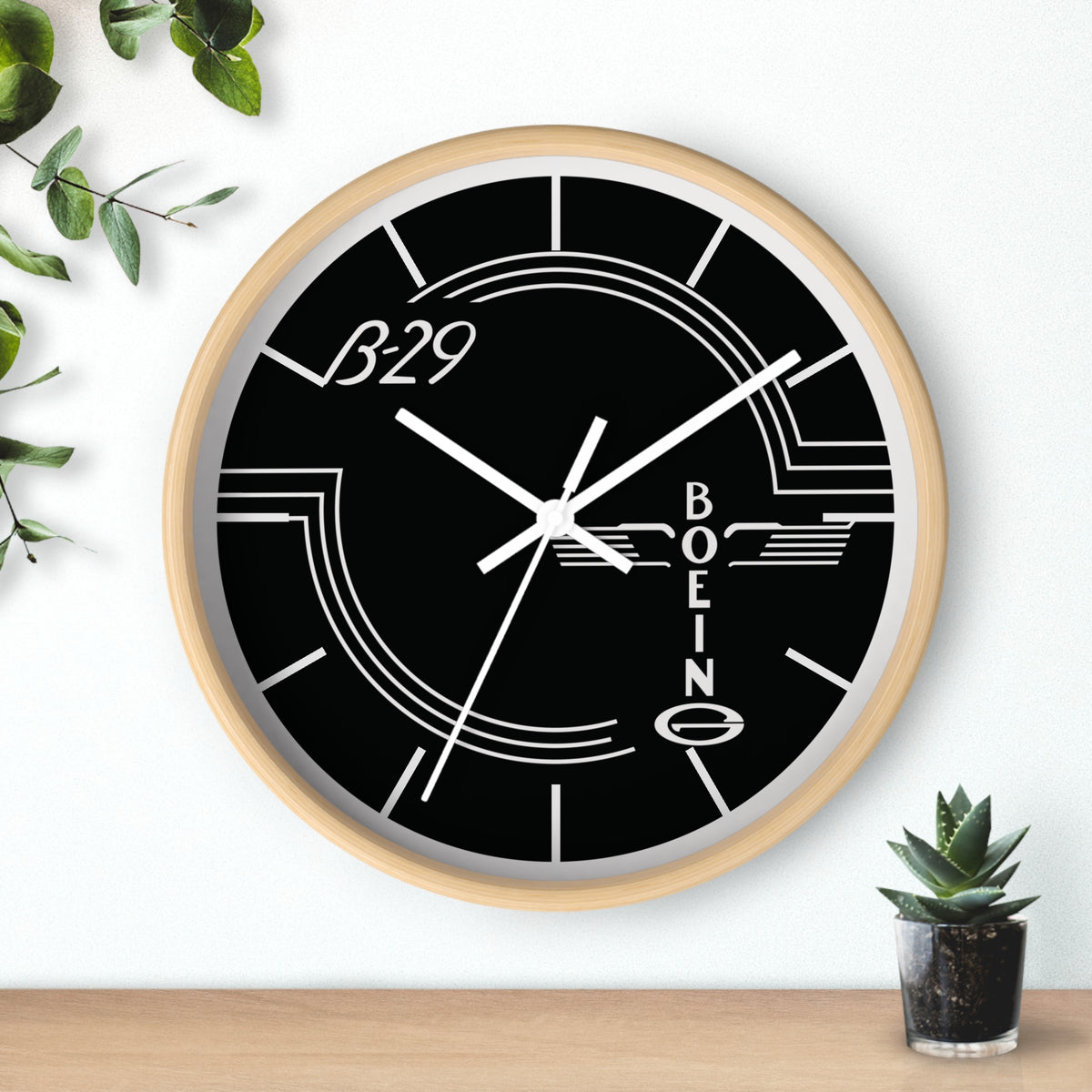 B-29 Yoke Cap Wall Clock - I Love a Hangar