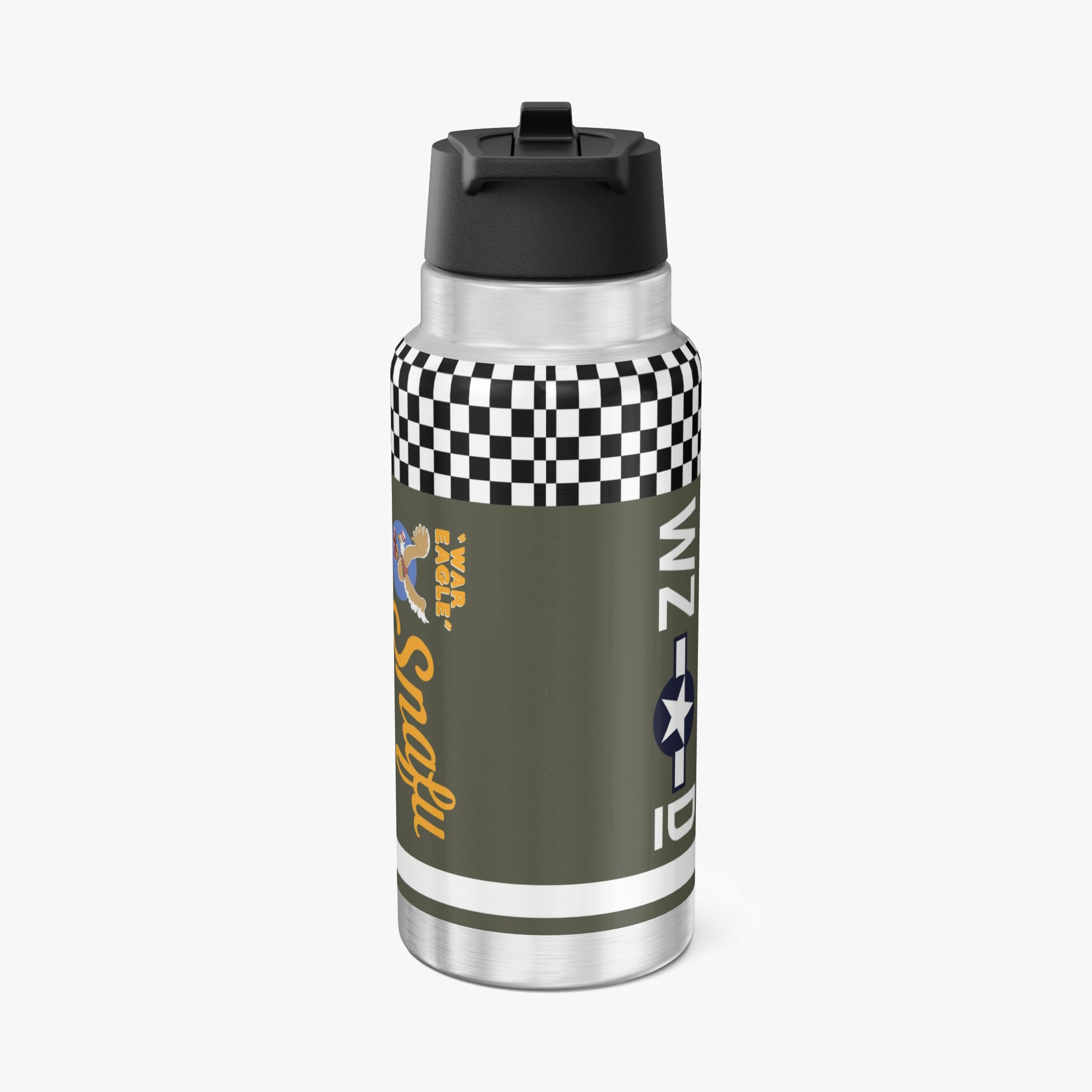 P-47 "War Eagle Snafu" Inspired Tumbler, 32oz (950ml) - I Love a Hangar