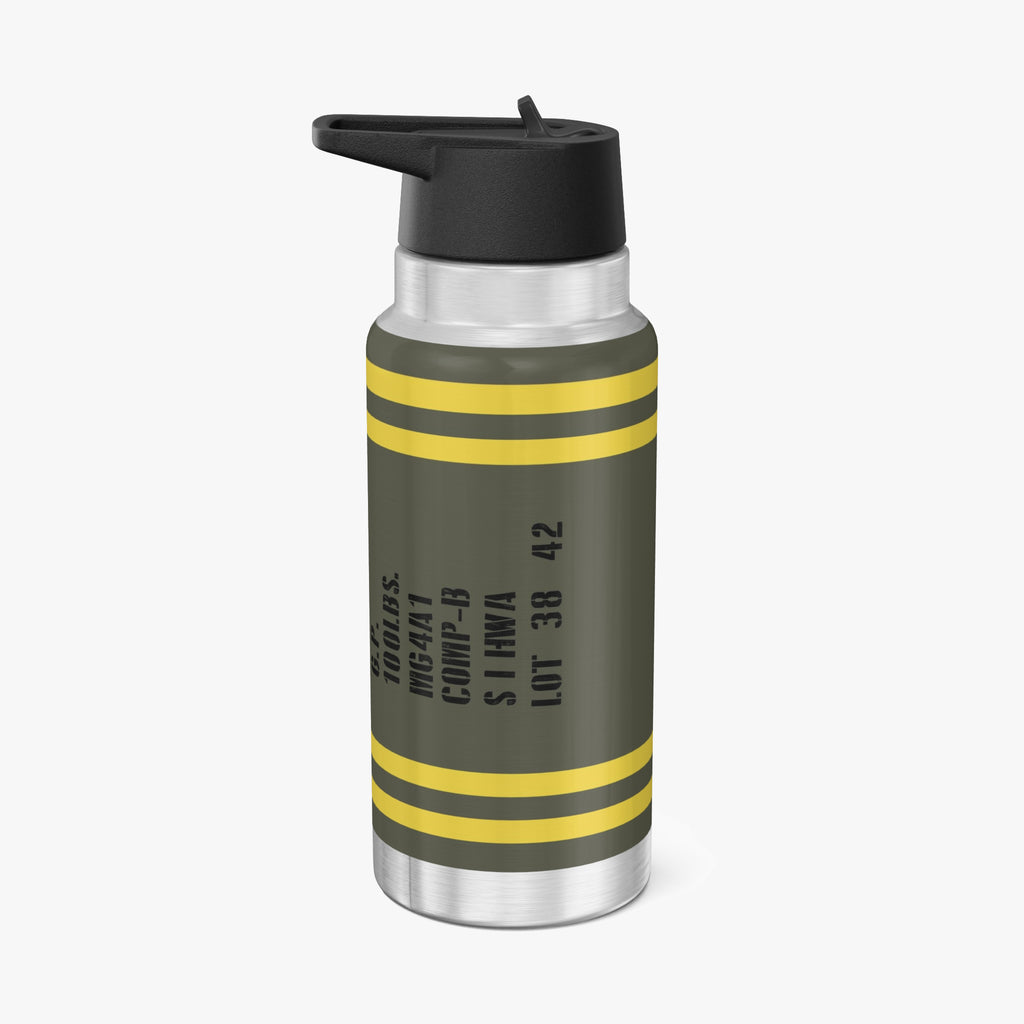 General Purpose WWII 100lbs Bomb Tumbler, 32oz (950ml) - I Love a Hangar