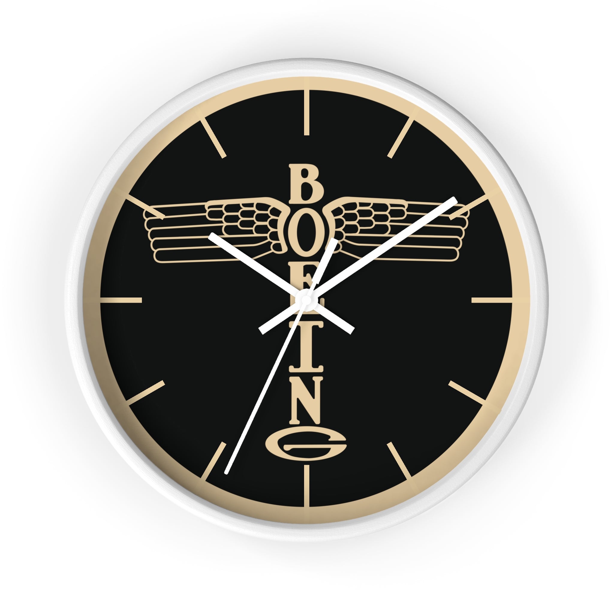 Vintage Style Boeing Yoke Cap Wall Clock