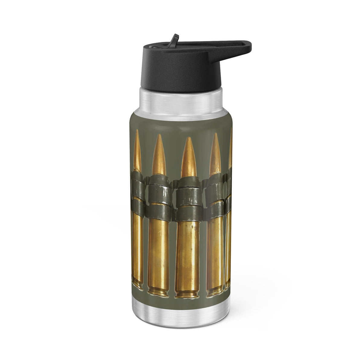 WWII .50 Cal Ammo Belt Tumbler, 32oz (950ml) - I Love a Hangar