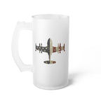 A-37 Dragonfly Frosted Glass 16oz (473ml) Beer Mug - I Love a Hangar
