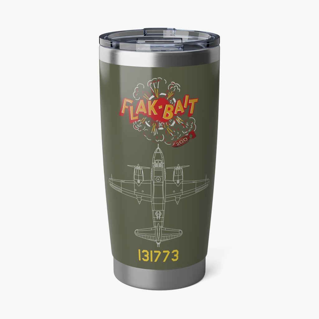 B-26 "Flak Bait" Inspired 20oz (590ml) Stainless Steel Tumbler - I Love a Hangar