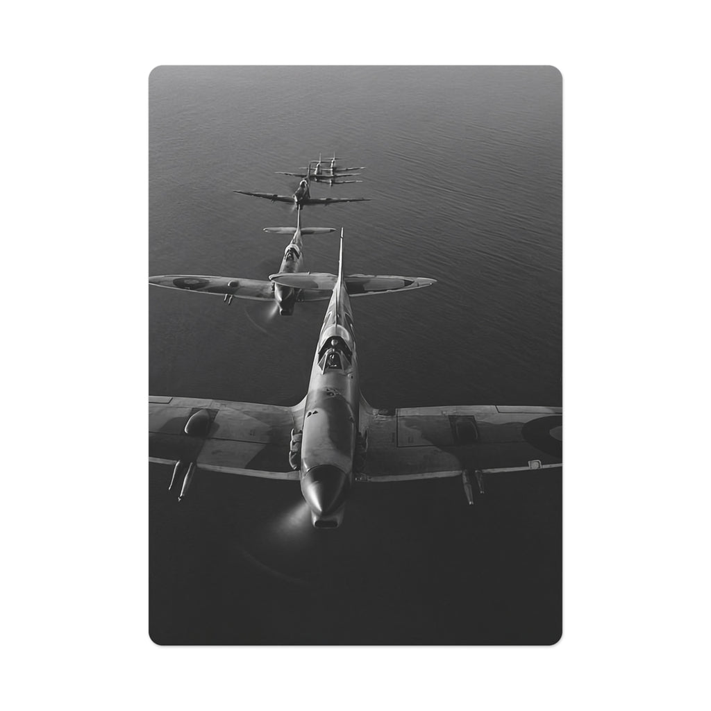 Spitfires in Line Astern Playing Cards - I Love a Hangar