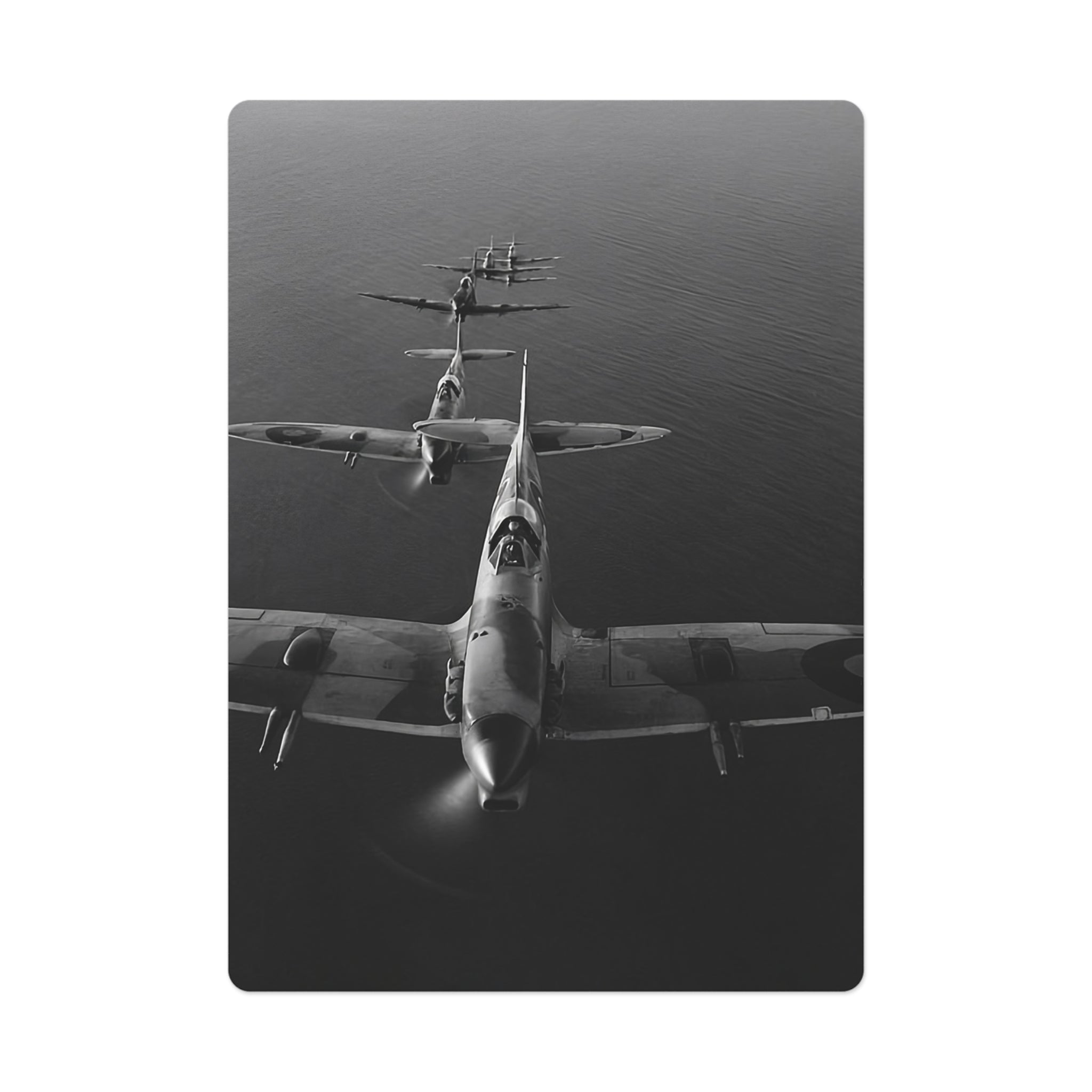 Spitfires in Line Astern Playing Cards - I Love a Hangar