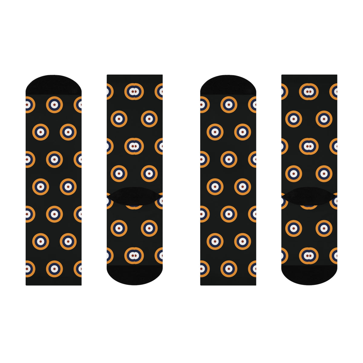 RAF Roundel (Type A.1) Pattern Cushioned Crew Socks
