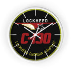C-130 Yoke Cap Wall Clock - I Love a Hangar