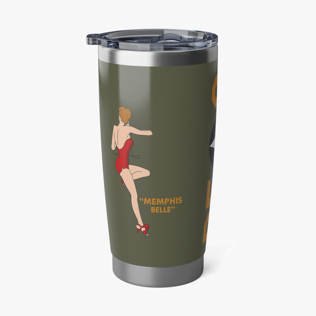 B-17 "Memphis Belle" Inspired 20oz (590ml) Stainless Steel Tumbler - I Love a Hangar