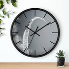 Black & White Wall Aerobatic Clock - I Love a Hangar