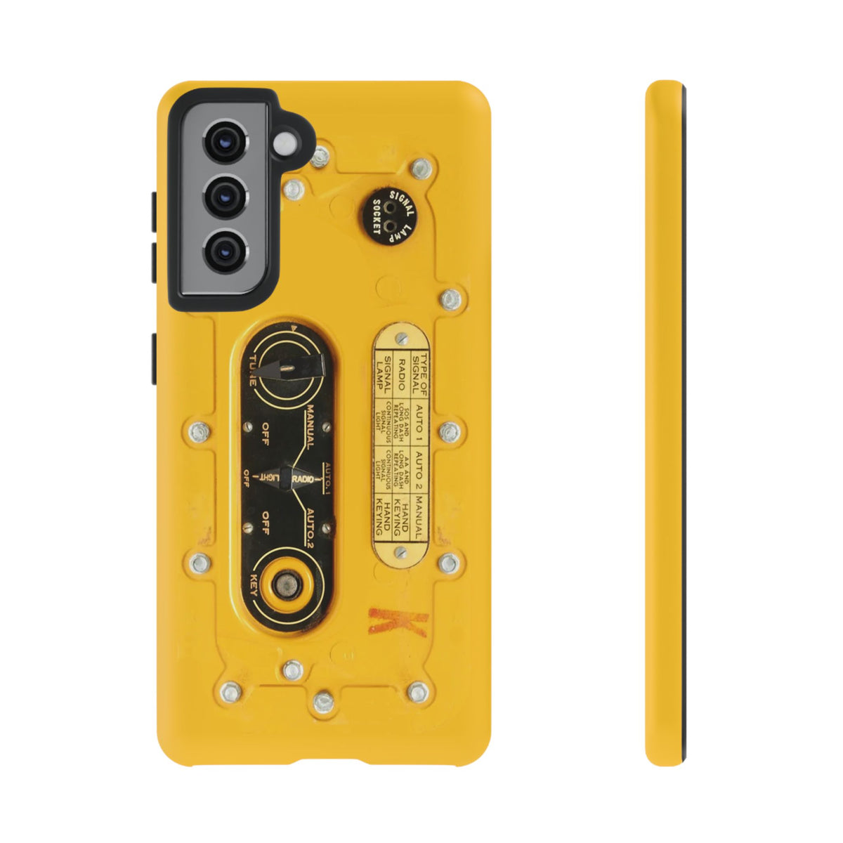 SCR-578 "Gibson Girl" Survival Radio Style Tough Phone Cases – Samsung Galaxy Compatible