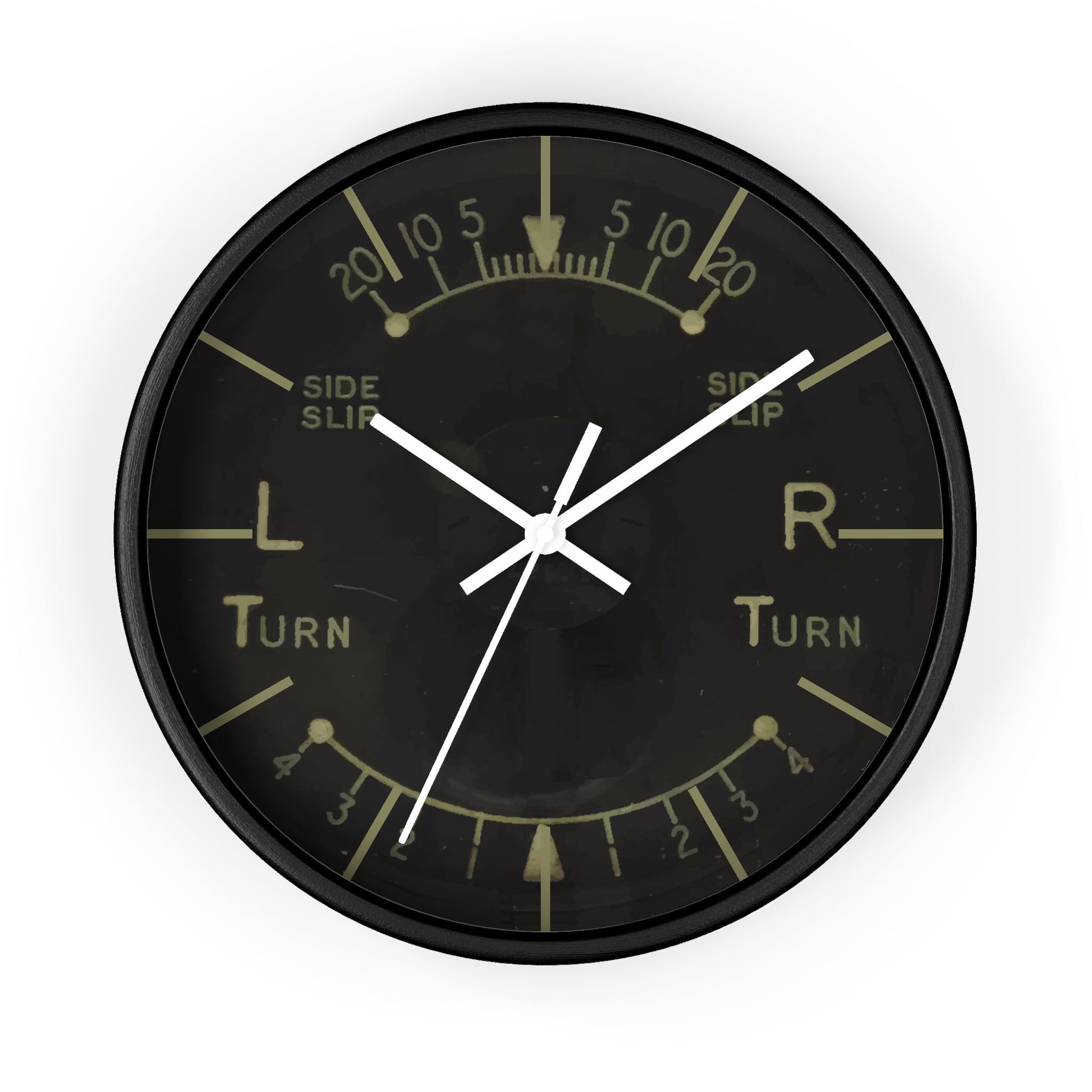 Turn and Slip Indicator Wall Clock