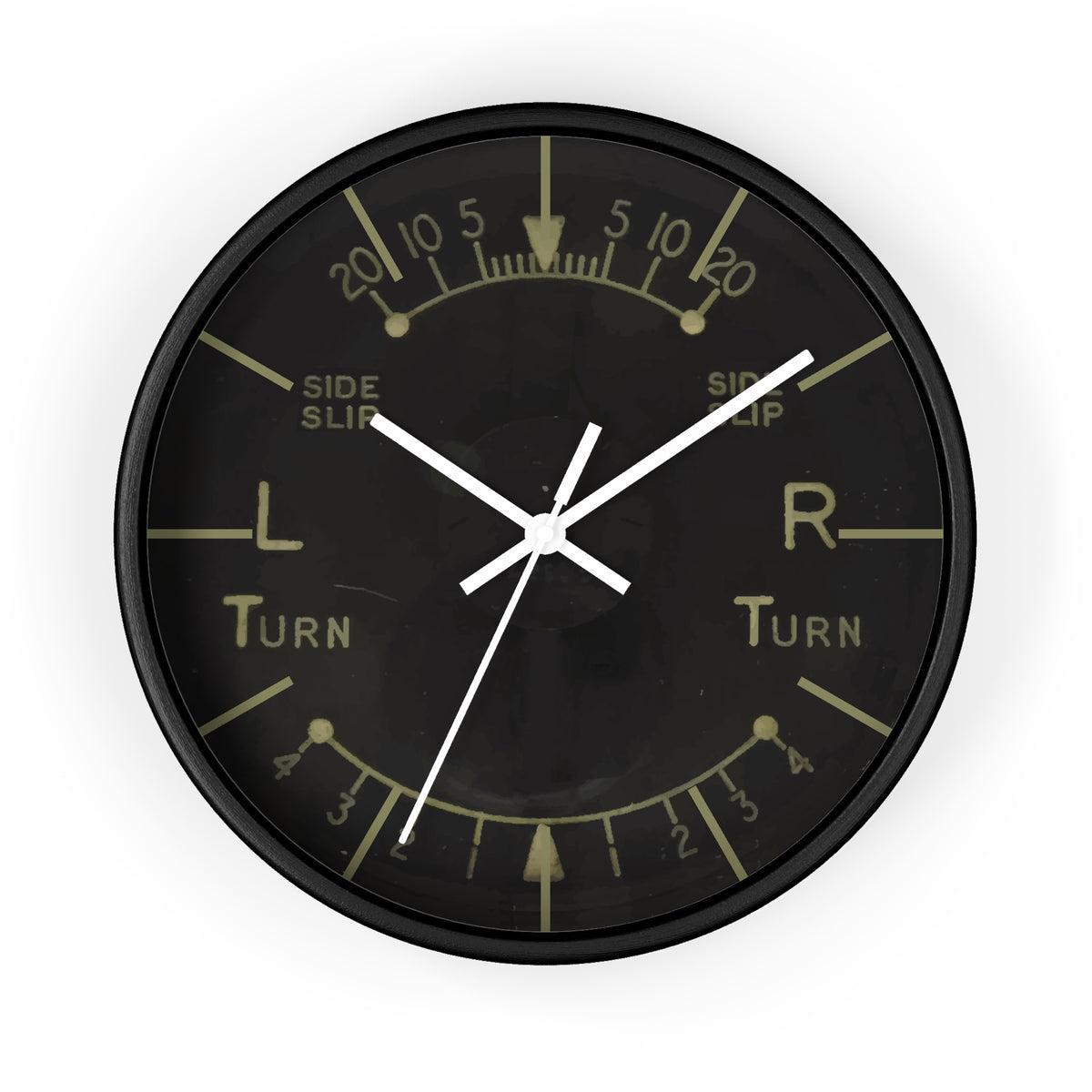 Turn and Slip Indicator Wall Clock - I Love a Hangar