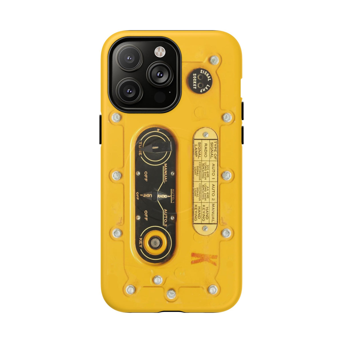 SCR-578 "Gibson Girl" Survival Radio Style Tough Magnetic Phone Cases – iPhone Compatible