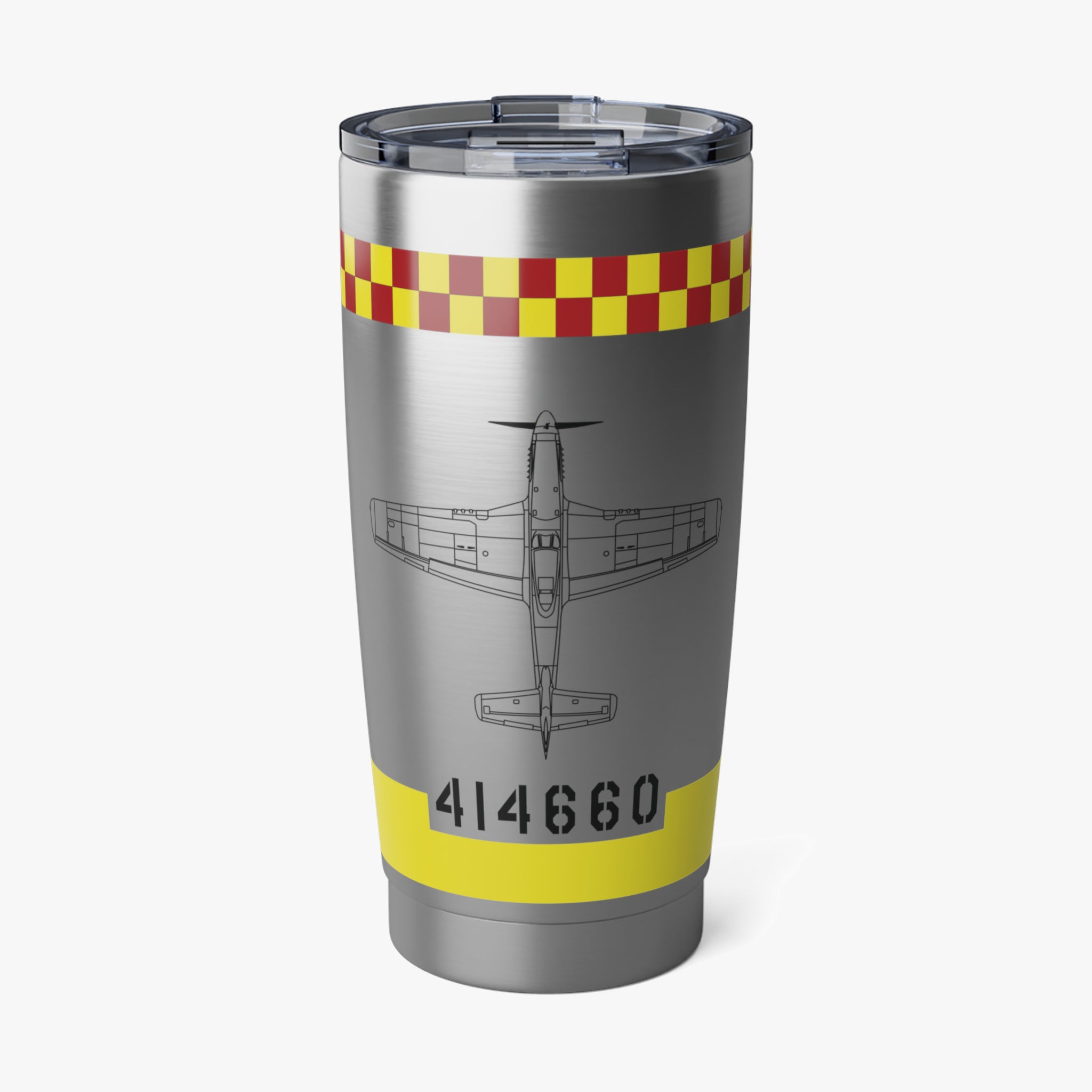 P-51 "Swamp Fox" Inspired 20oz (590ml) Stainless Steel Tumbler - I Love a Hangar