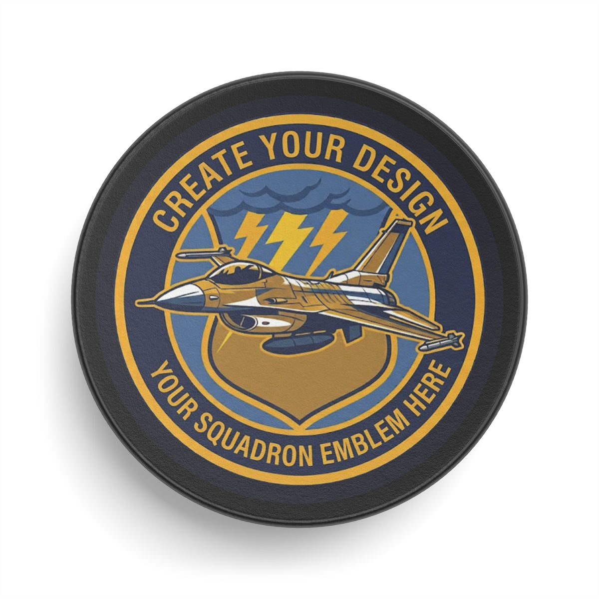 Custom Squadron Hockey Puck