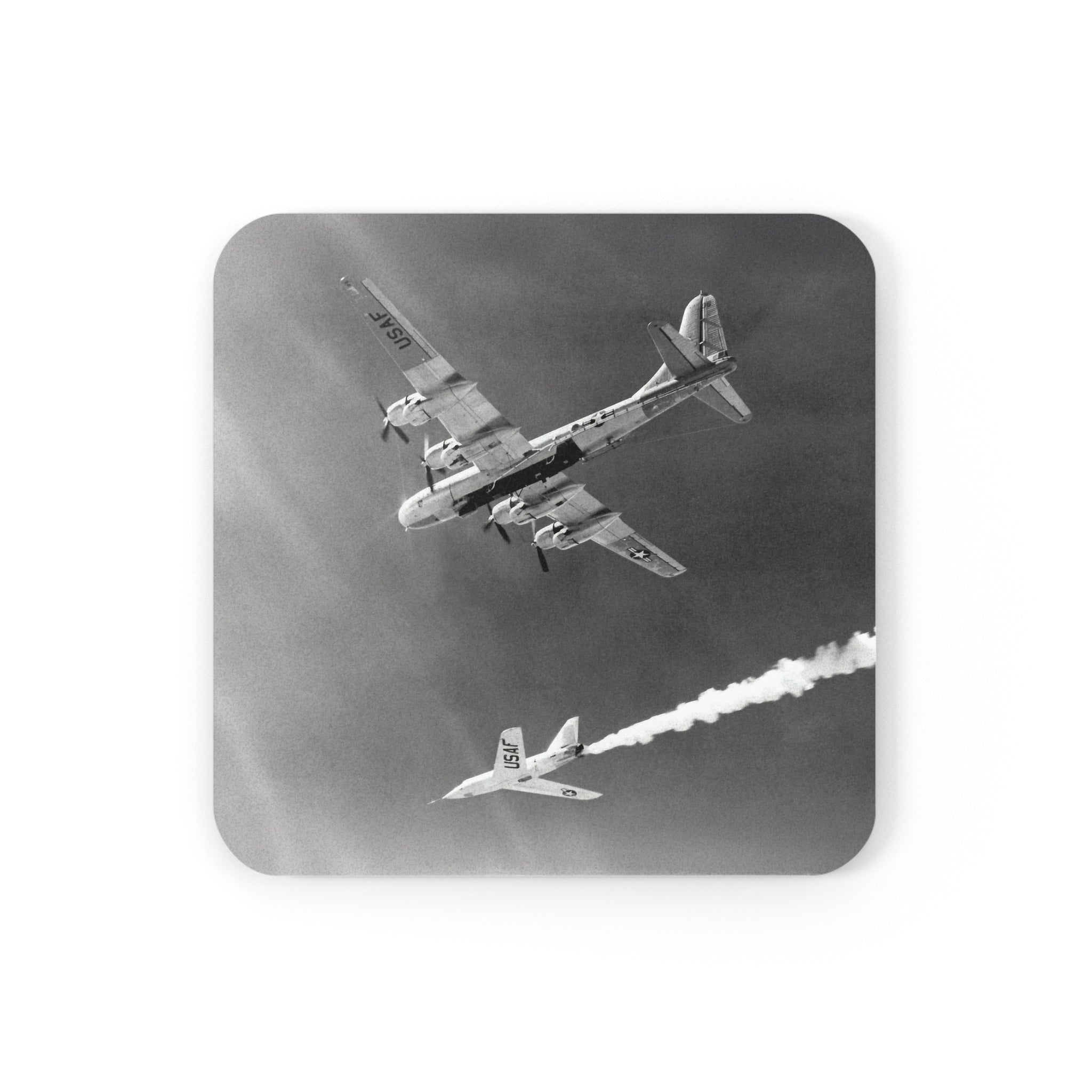 X-2 & B-50 Mothership Cork Back Coaster