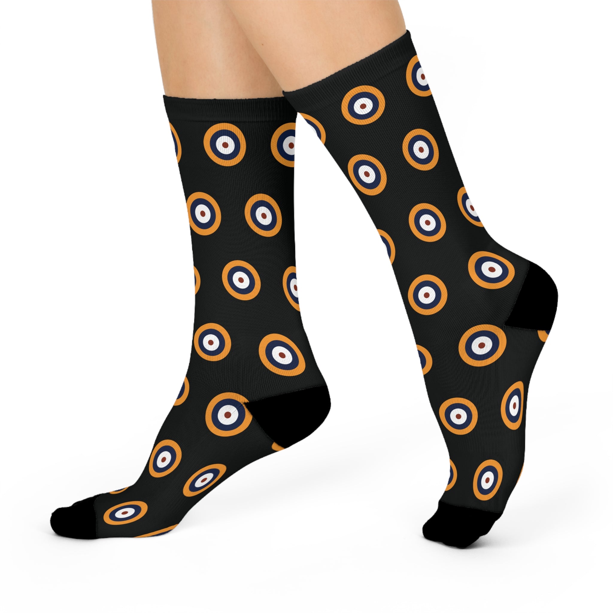 RAF Roundel (Type A.1) Pattern Cushioned Crew Socks