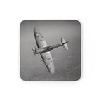 Spitfire Cork Back Coaster - I Love a Hangar