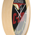 C-130 Yoke Cap Wall Clock - I Love a Hangar